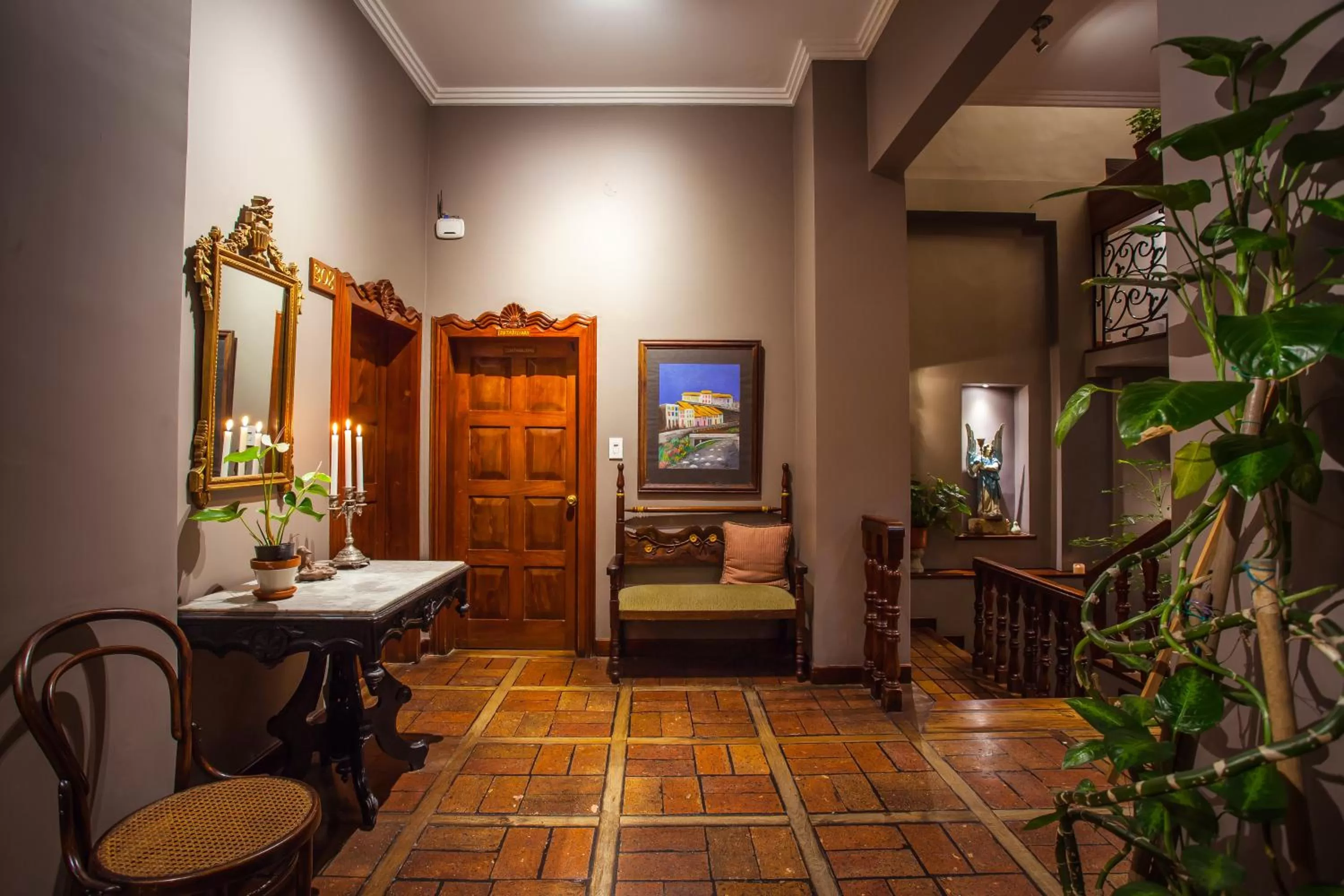 Lobby or reception in Hotel Victoria