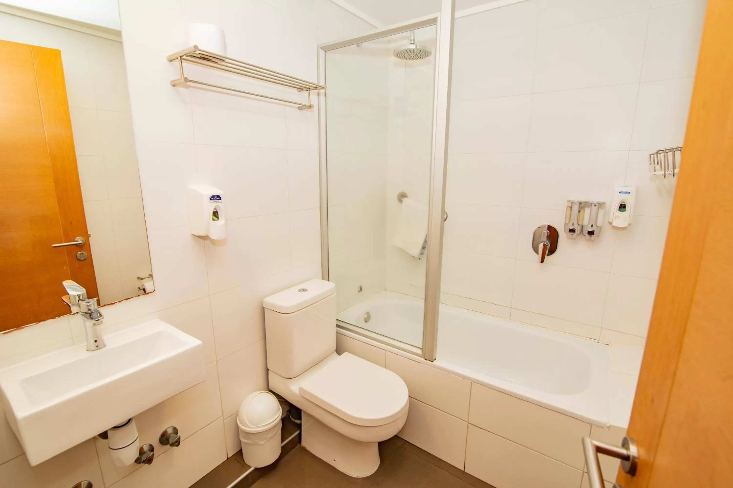 Shower, Bathroom in Hotel Cumbres del Sur