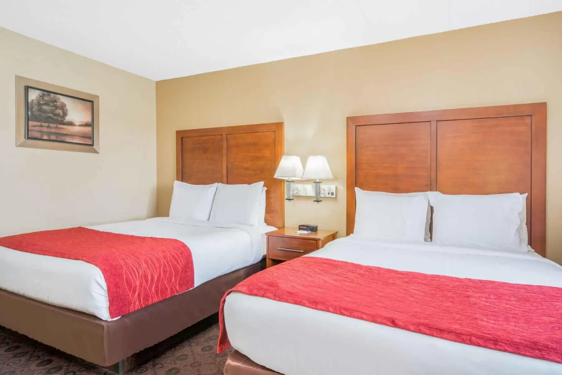 Queen Room with Two Queen Beds - Non-Smoking in Baymont by Wyndham Kasson Rochester Area Queen Room with Two Queen Beds - Non-Smoking in Baymont by Wyndham Kasson Rochester Area