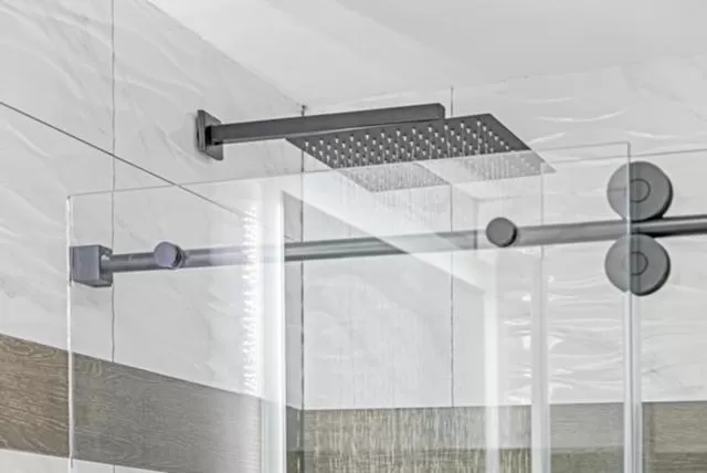 Bathroom in Hotel OPUS Bronx Near Bay Plaza Mall