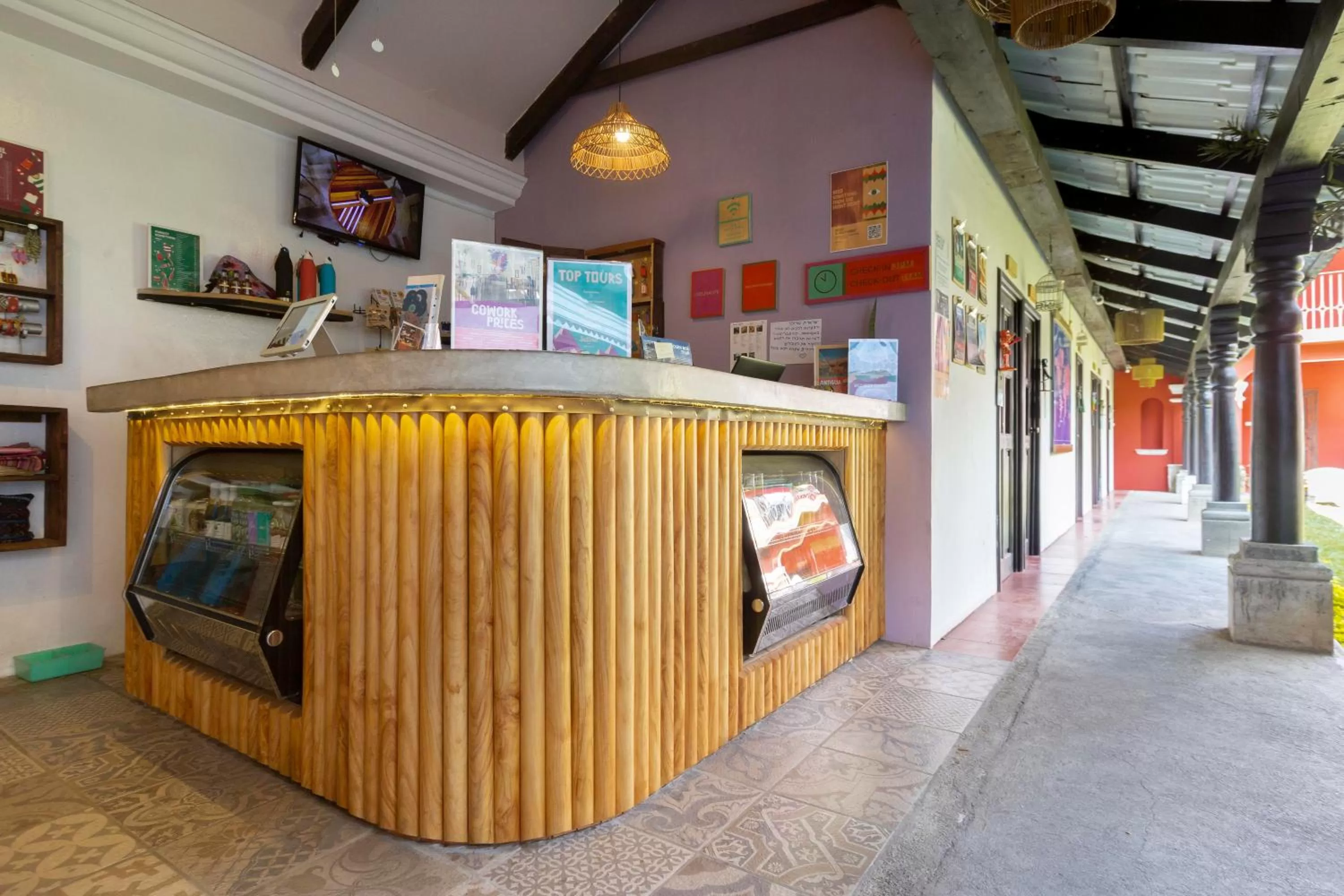 Lobby or reception in Selina Antigua