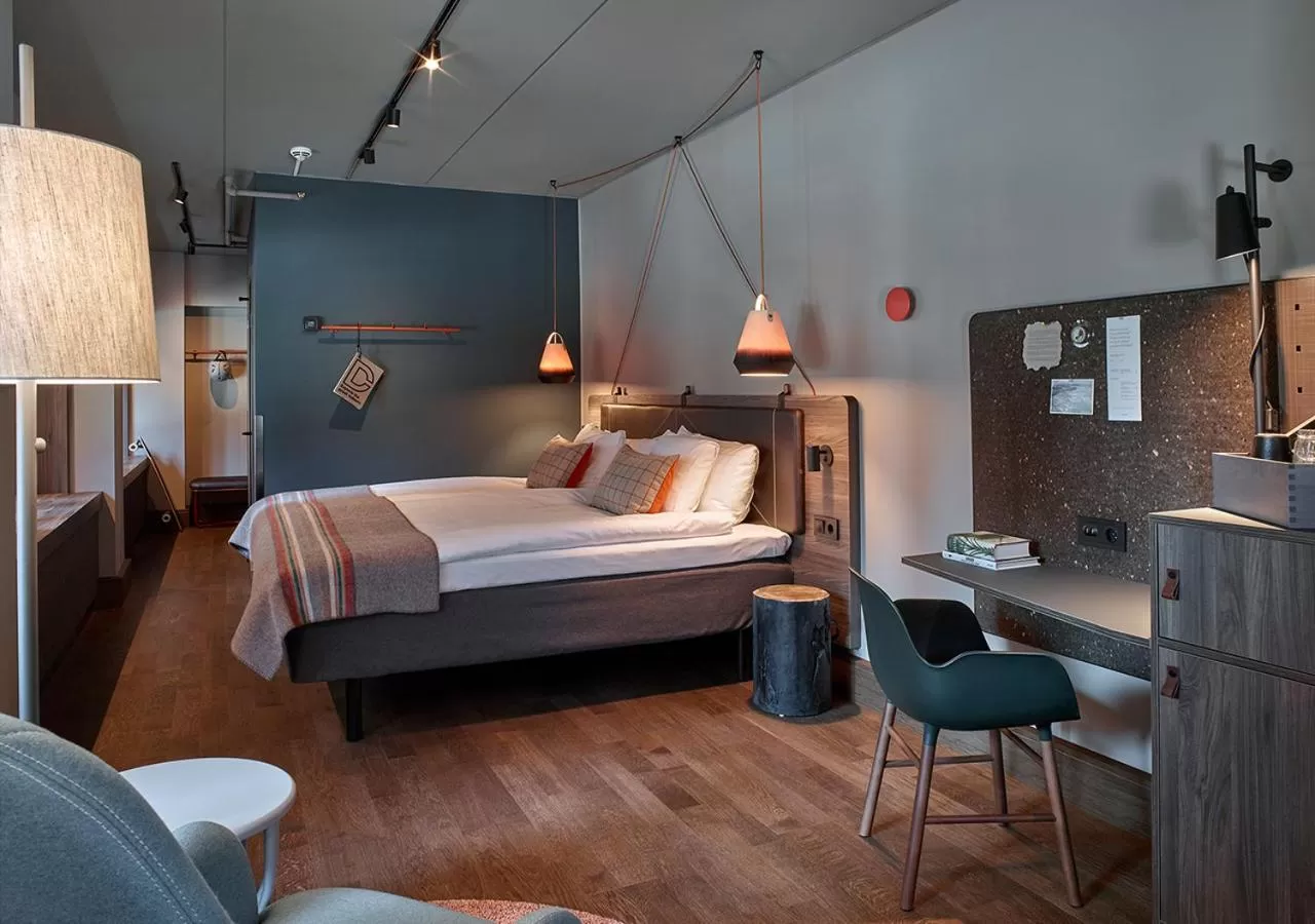 Bedroom, Bed in Downtown Camper by Scandic