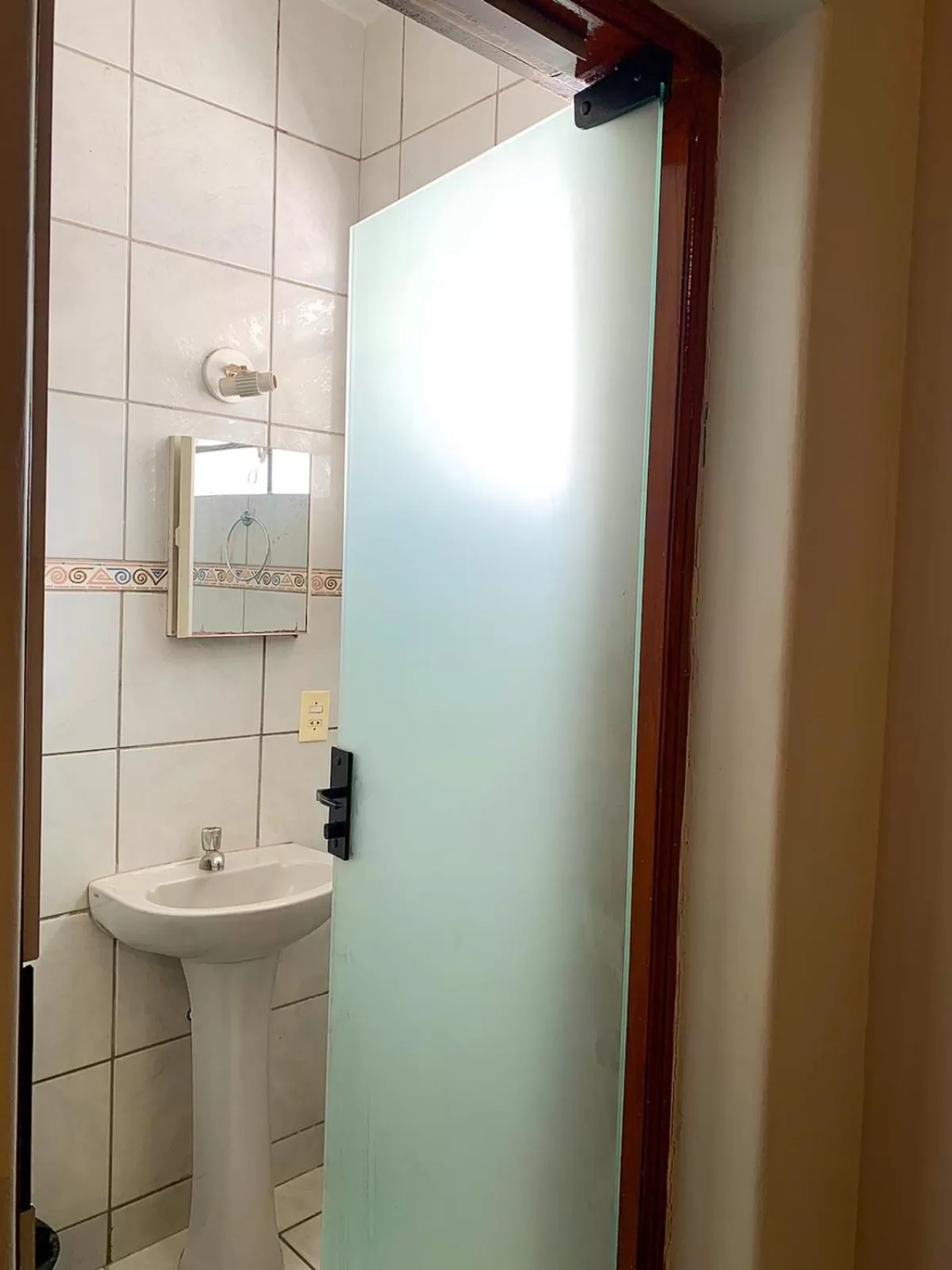 Bathroom in Hotel Central de Anápolis