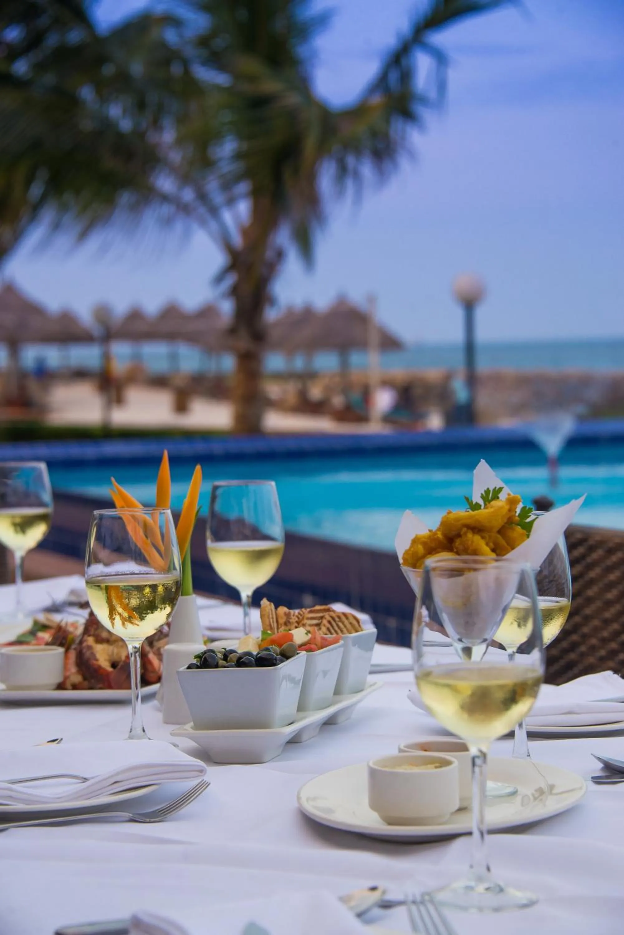 Dining area in White Sands Hotel