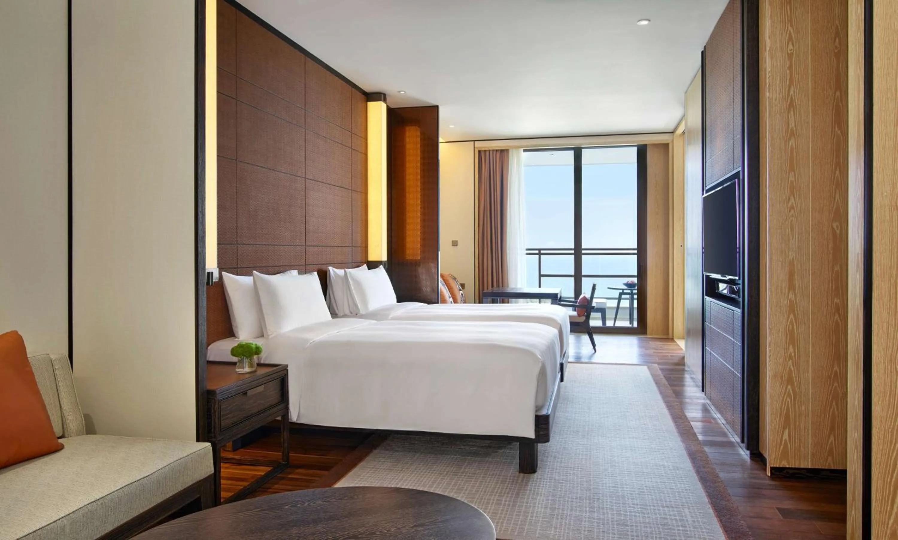Photo of the whole room, Bed in Grand Hyatt Sanya Haitang Bay Resort and Spa