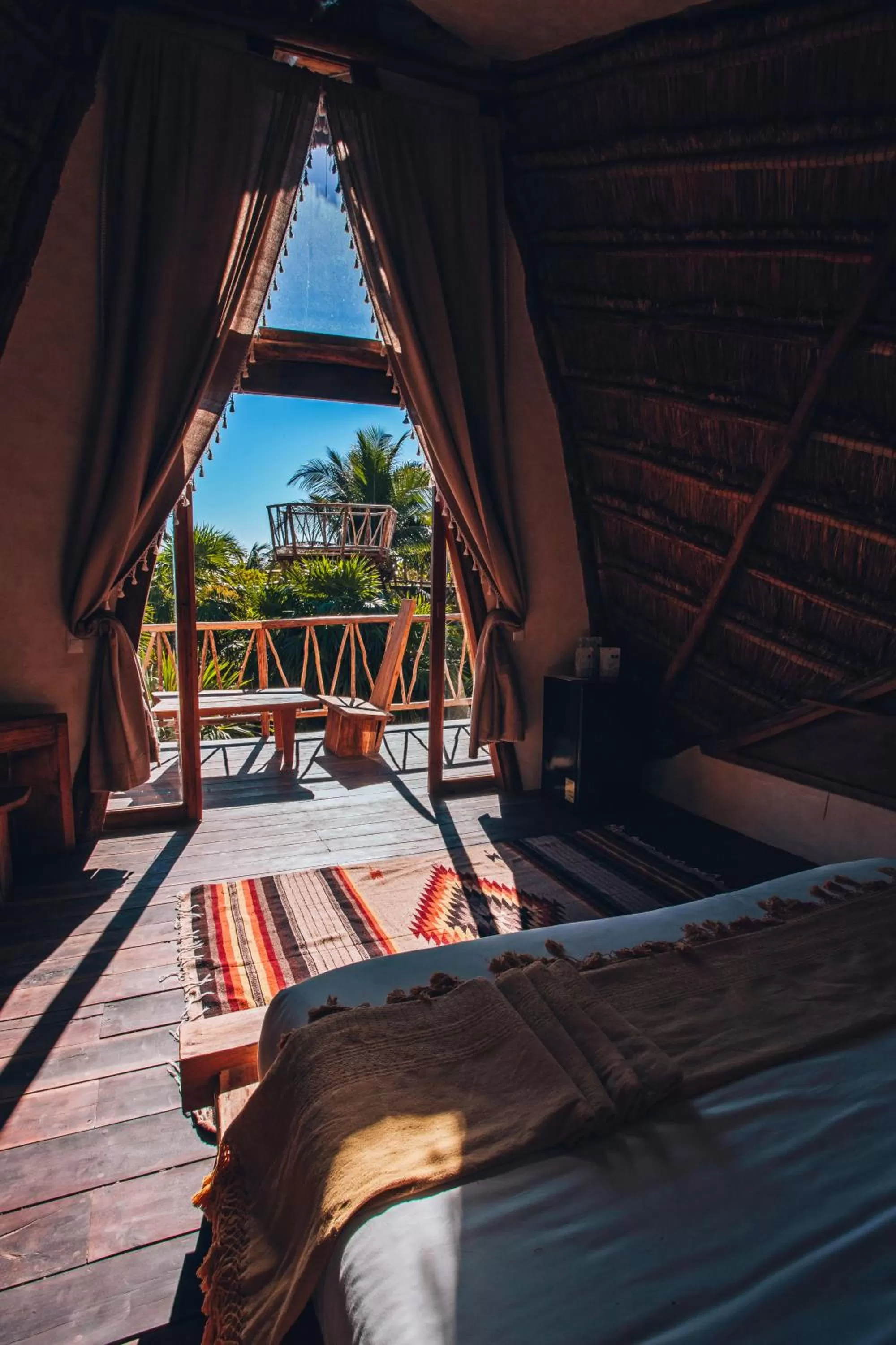 Bedroom in Ikal Tulum Hotel