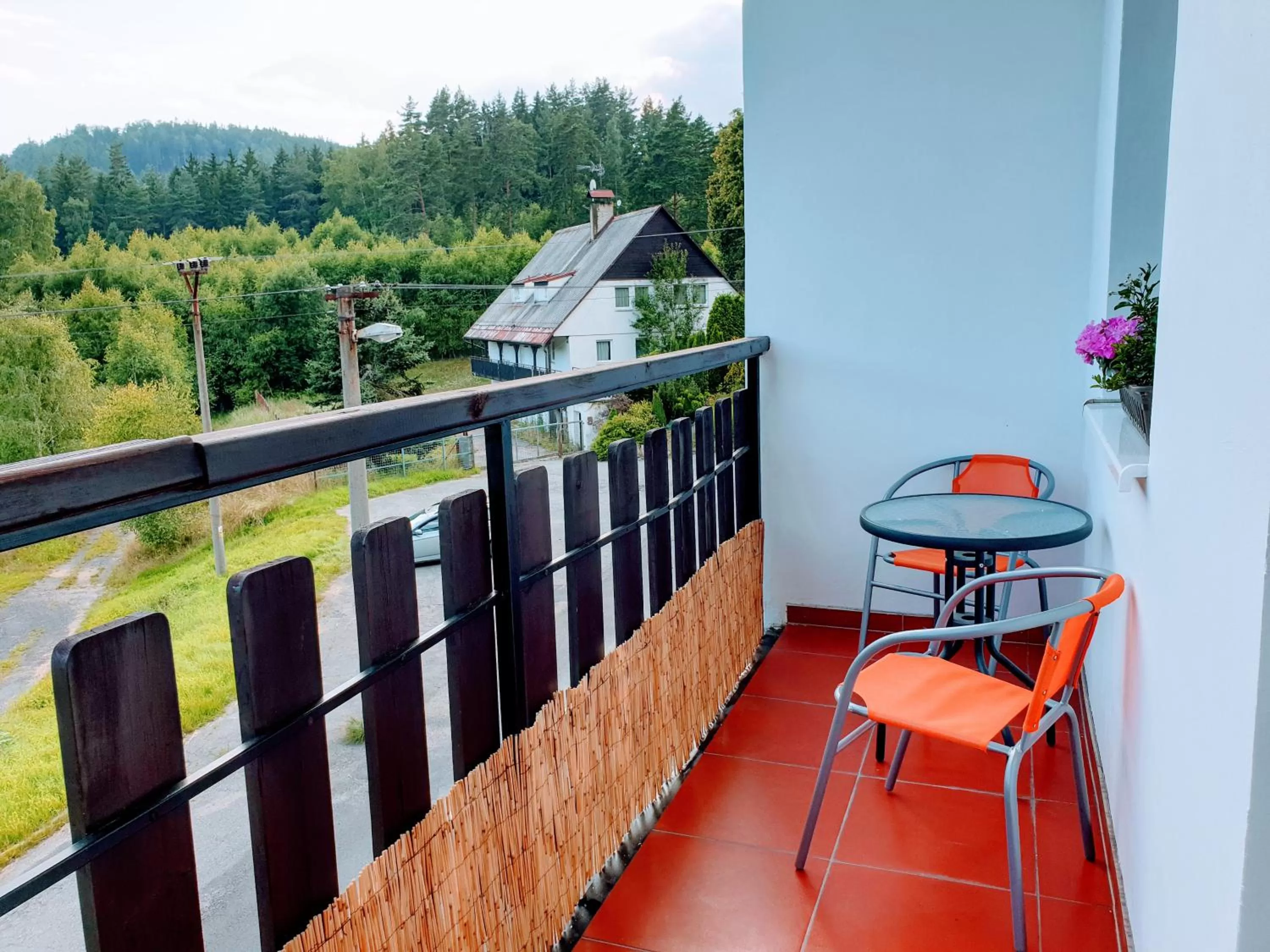 Balcony/Terrace in Penzion Lumis