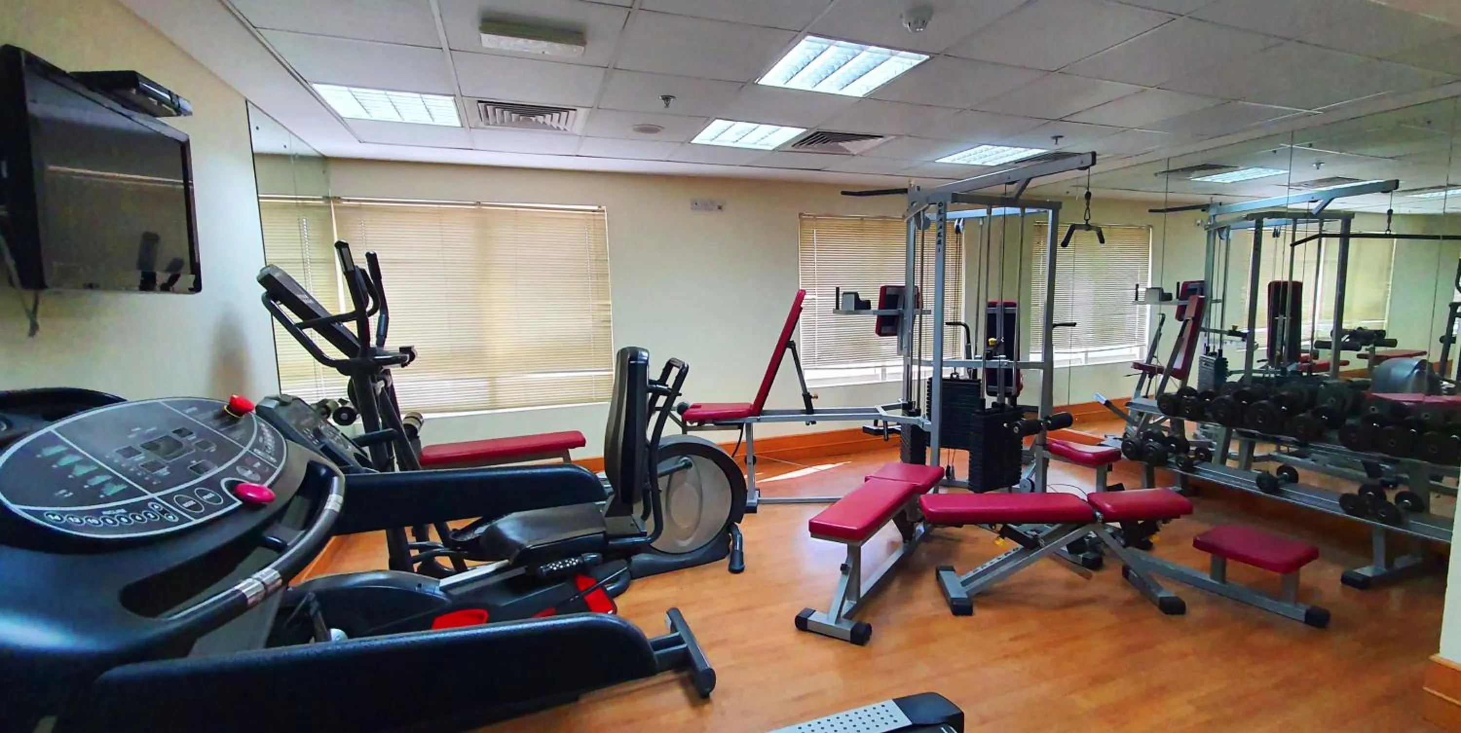 Fitness centre/facilities in Tulip Hotel Apartments