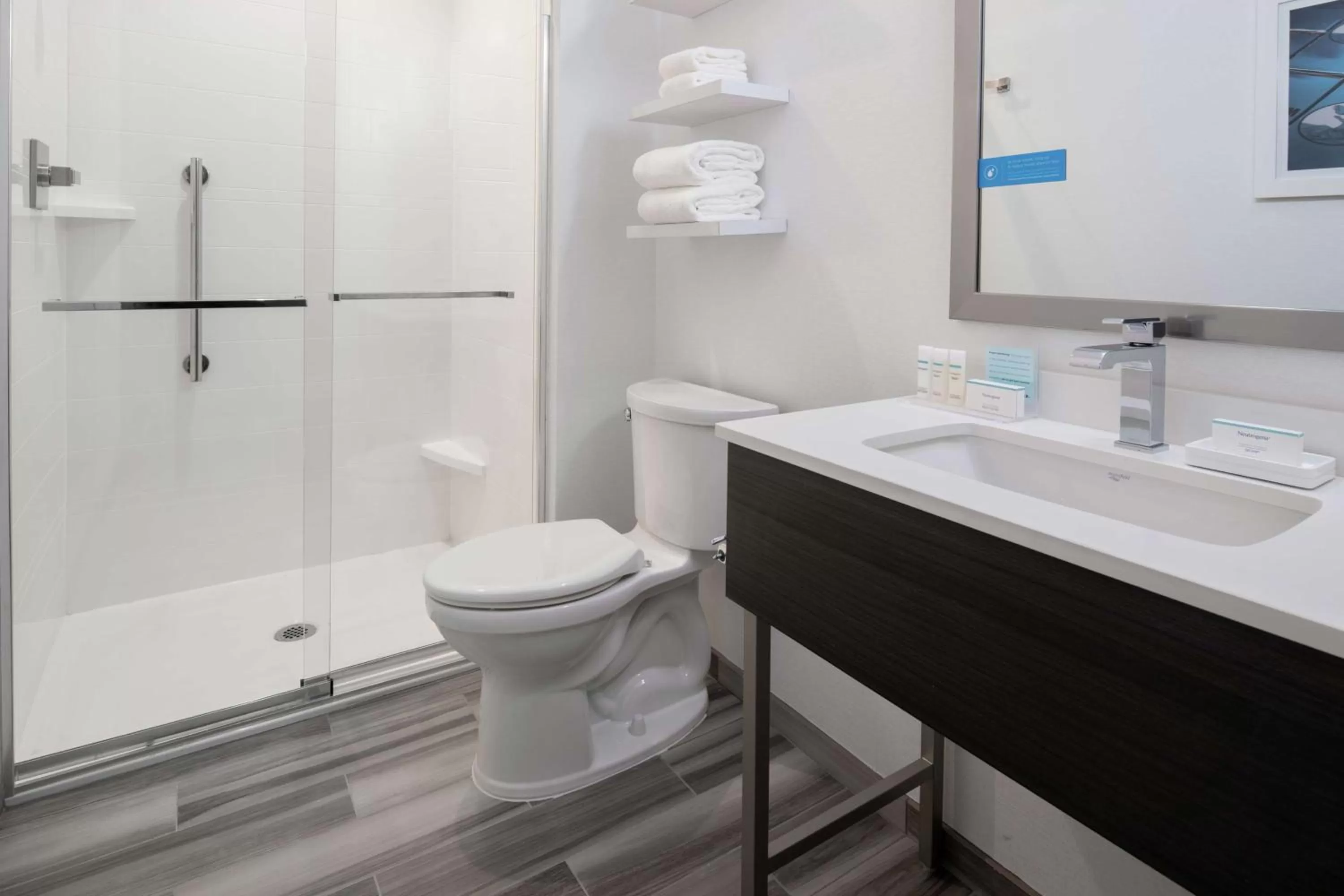 Bathroom in Hampton Inn Petaluma, Ca