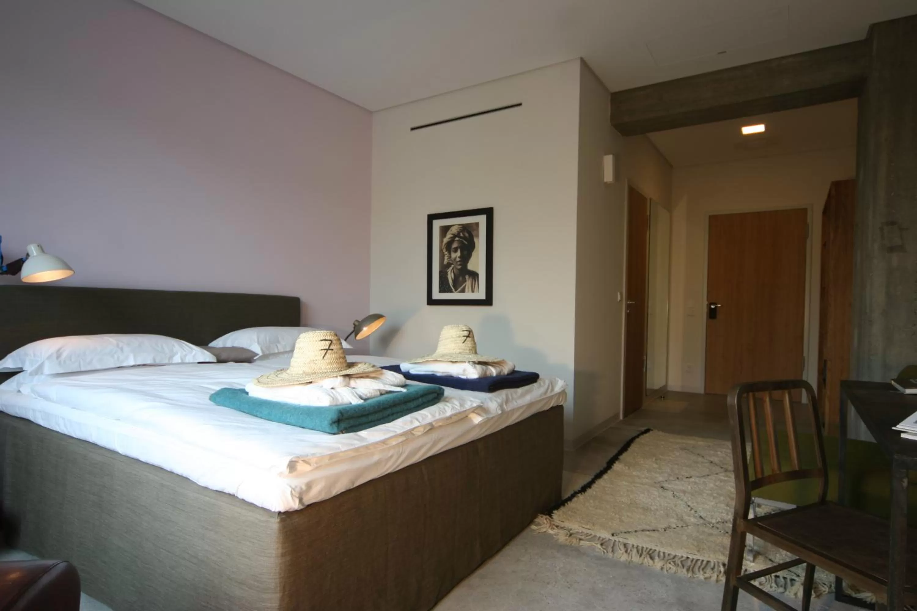 Photo of the whole room, Bed in Speicher7 Hotel