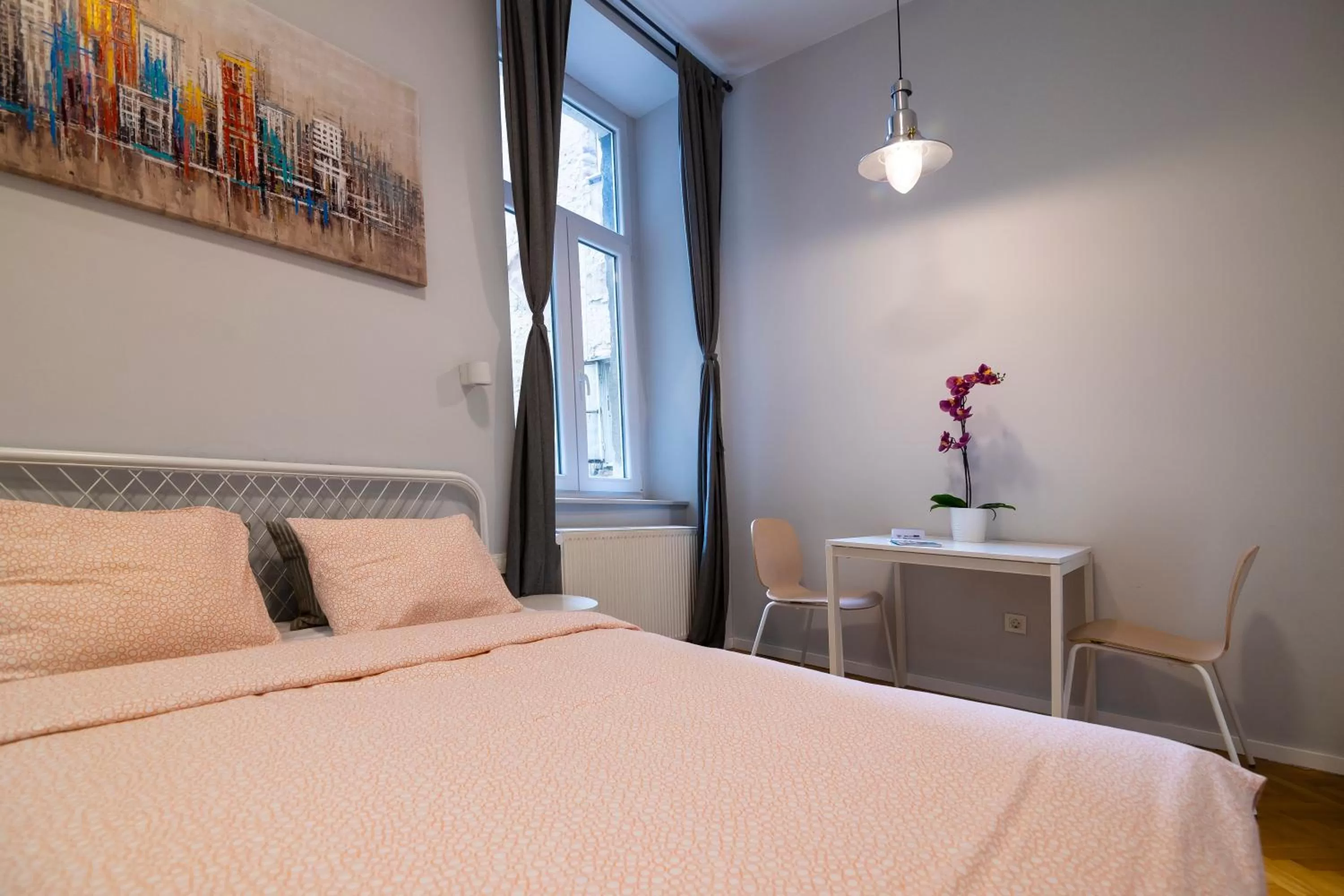 Bed in Doma Zagreb Aparthotel