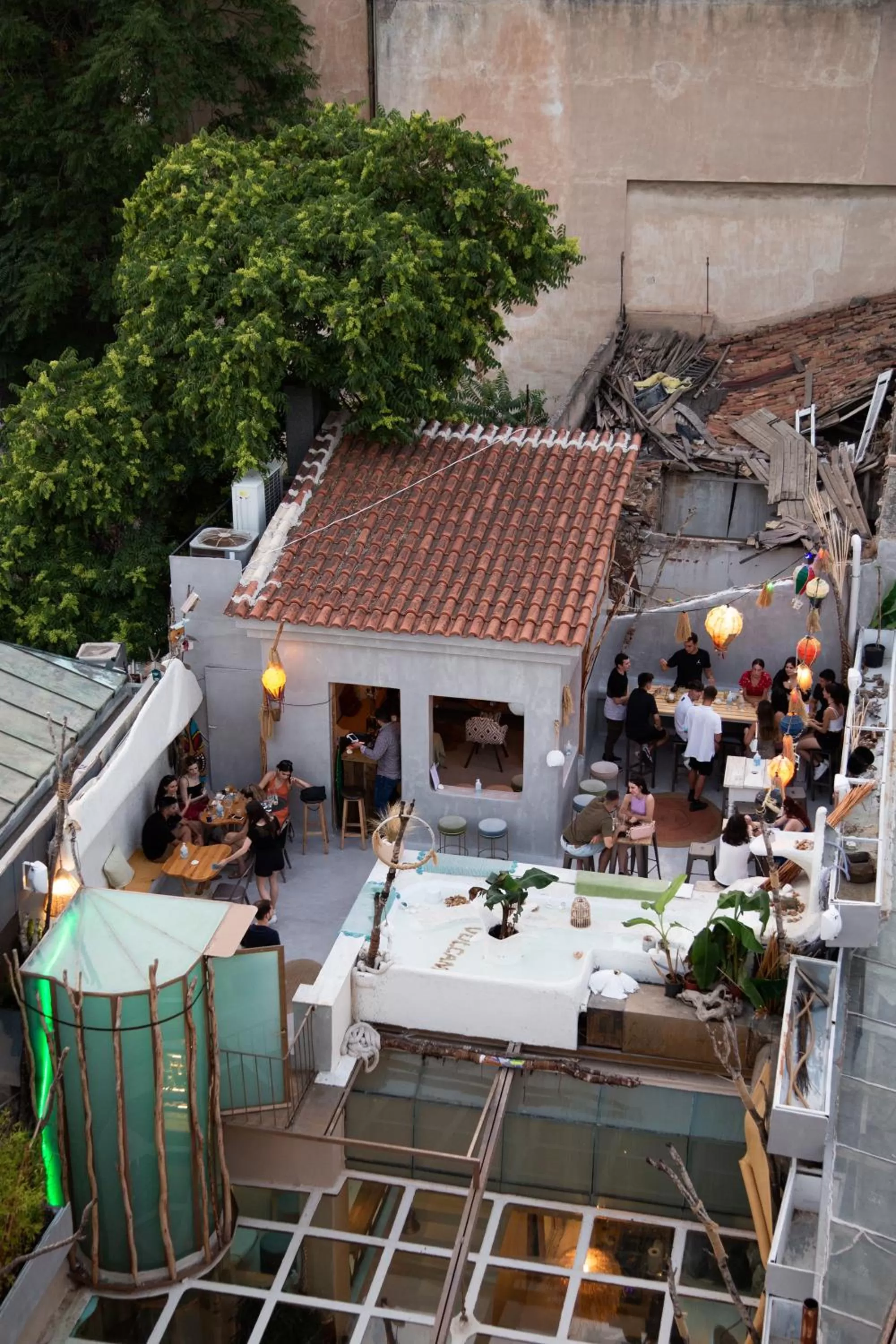Street view in Downtown Athens Lofts - The Acropolis Observatory
