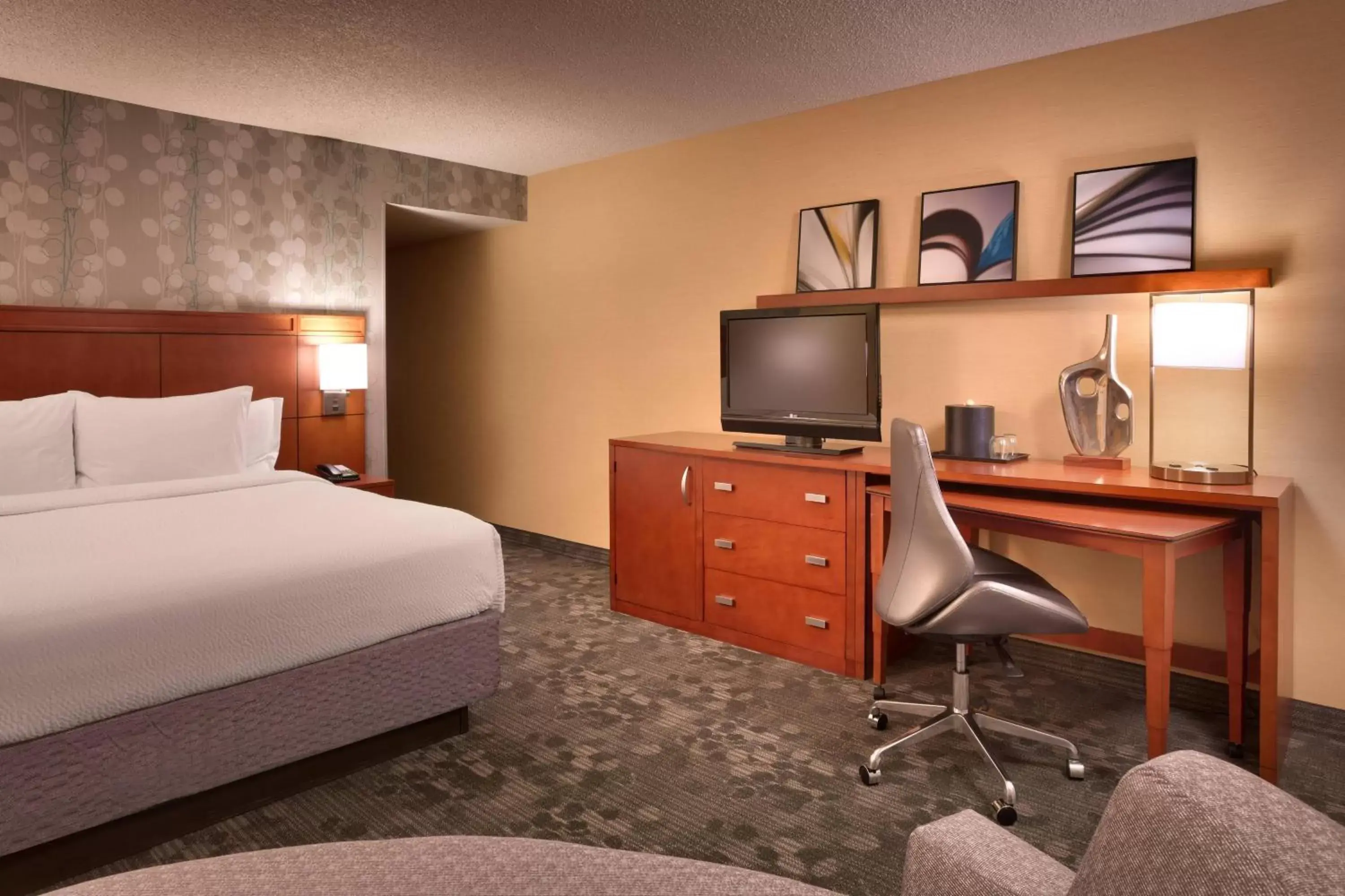 King Room with Sofa Bed - Hearing Accessible in Courtyard by Marriott Salt Lake City Sandy King Room with Sofa Bed - Hearing Accessible in Courtyard by Marriott Salt Lake City Sandy