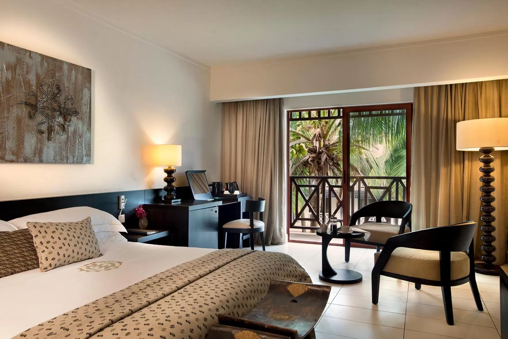 Bed in Labadi Beach Hotel