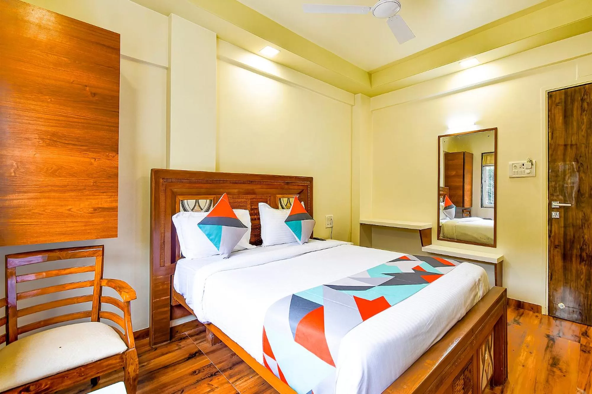 Bedroom, Bed in FabHotel Nandanvan