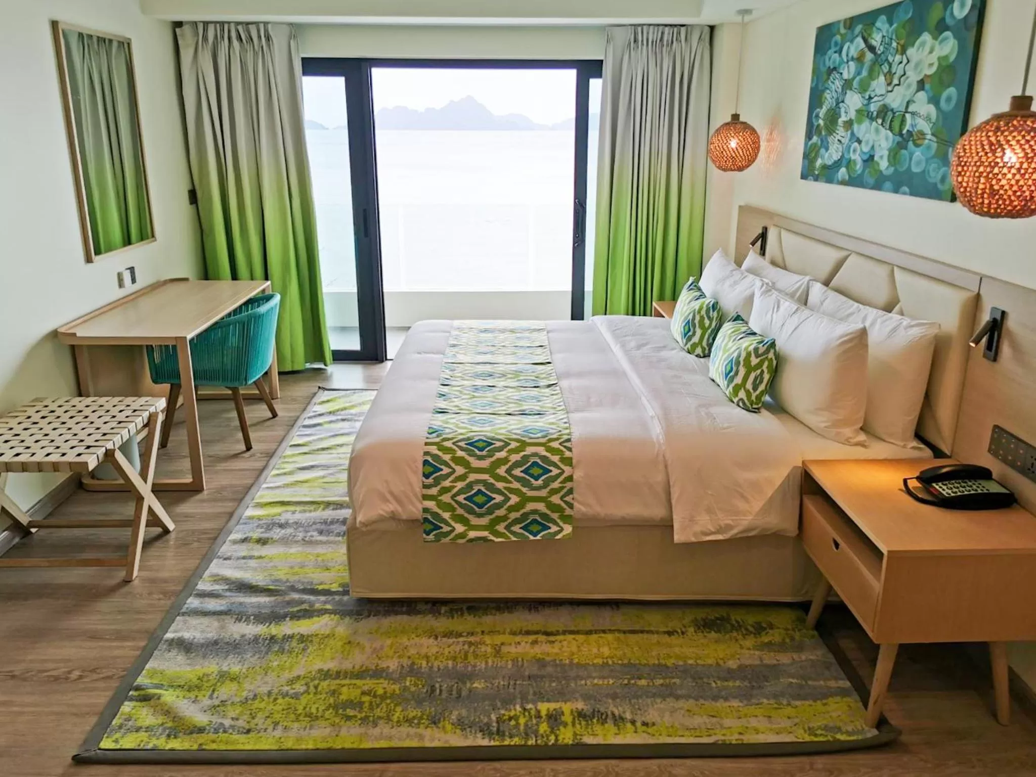 Bed in Lime Resort El Nido