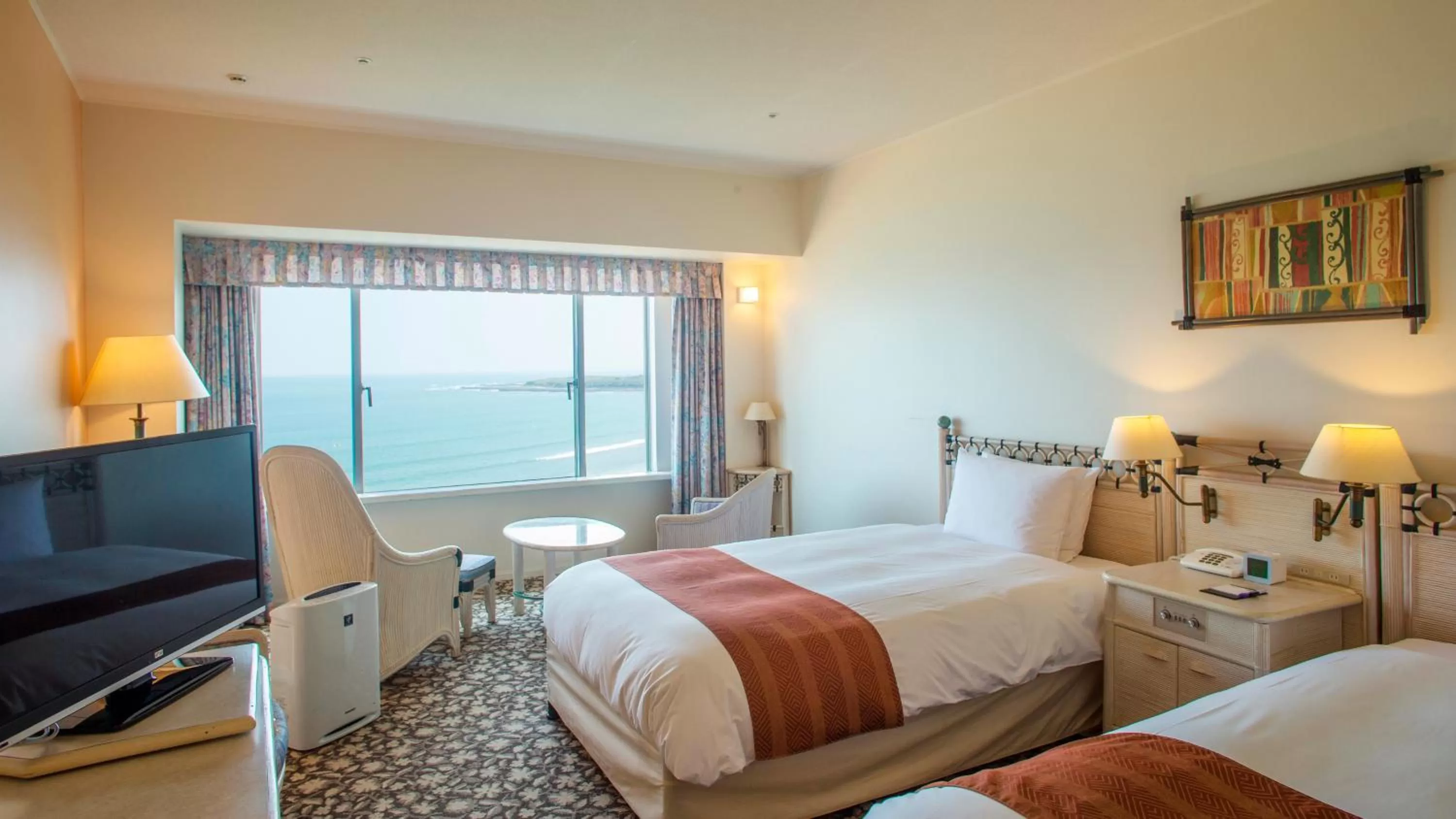 Twin Room with Ocean View - Non-Smoking in ANA Holiday Inn Resort Miyazaki, an IHG Hotel