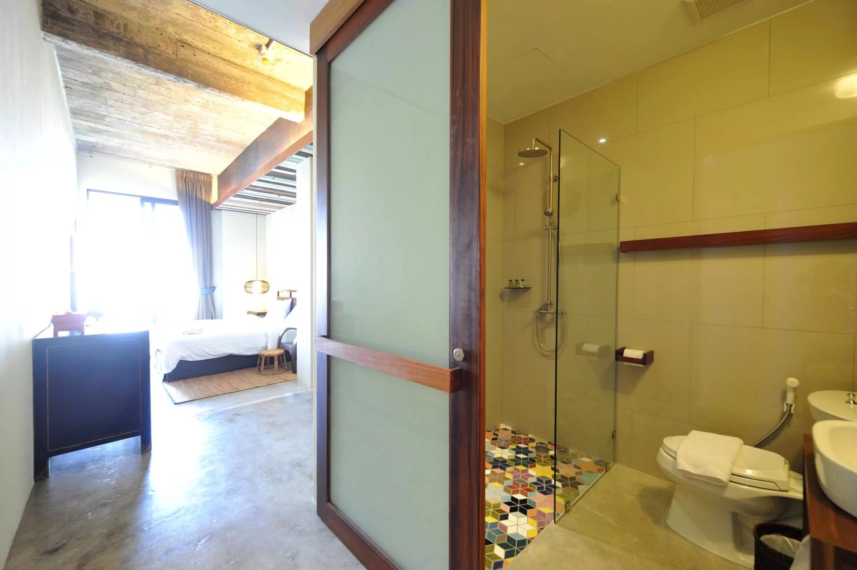 Shower in Villa Bangkok