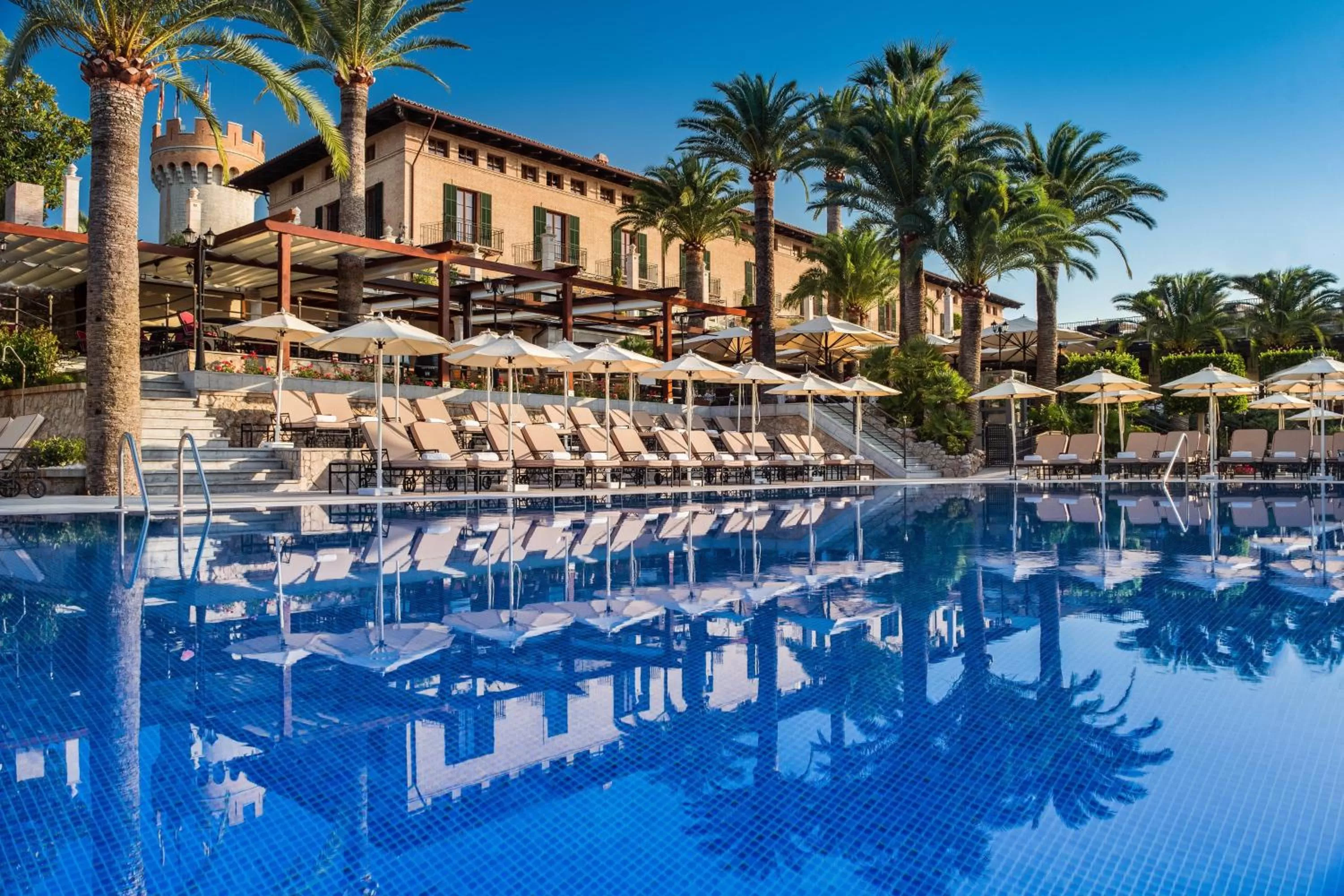 Swimming pool in Castillo Hotel Son Vida, a Luxury Collection Hotel, Mallorca