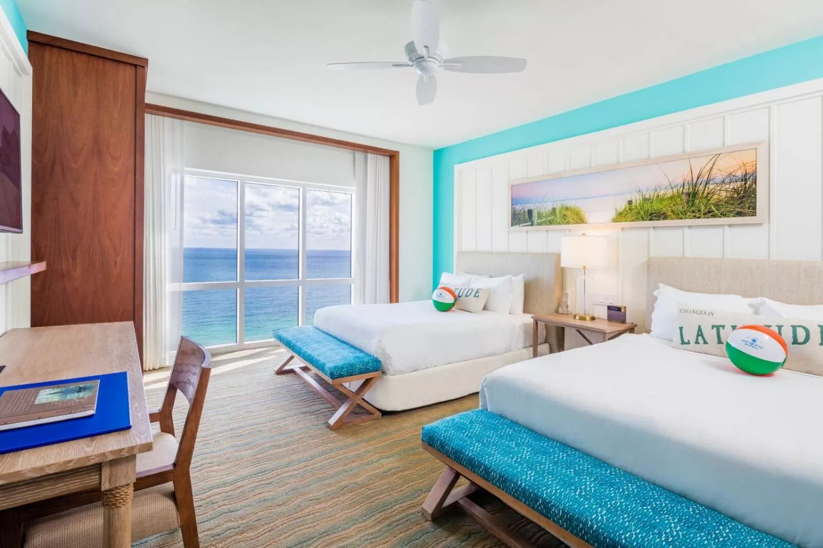 Bed in Margaritaville Hollywood Beach Resort