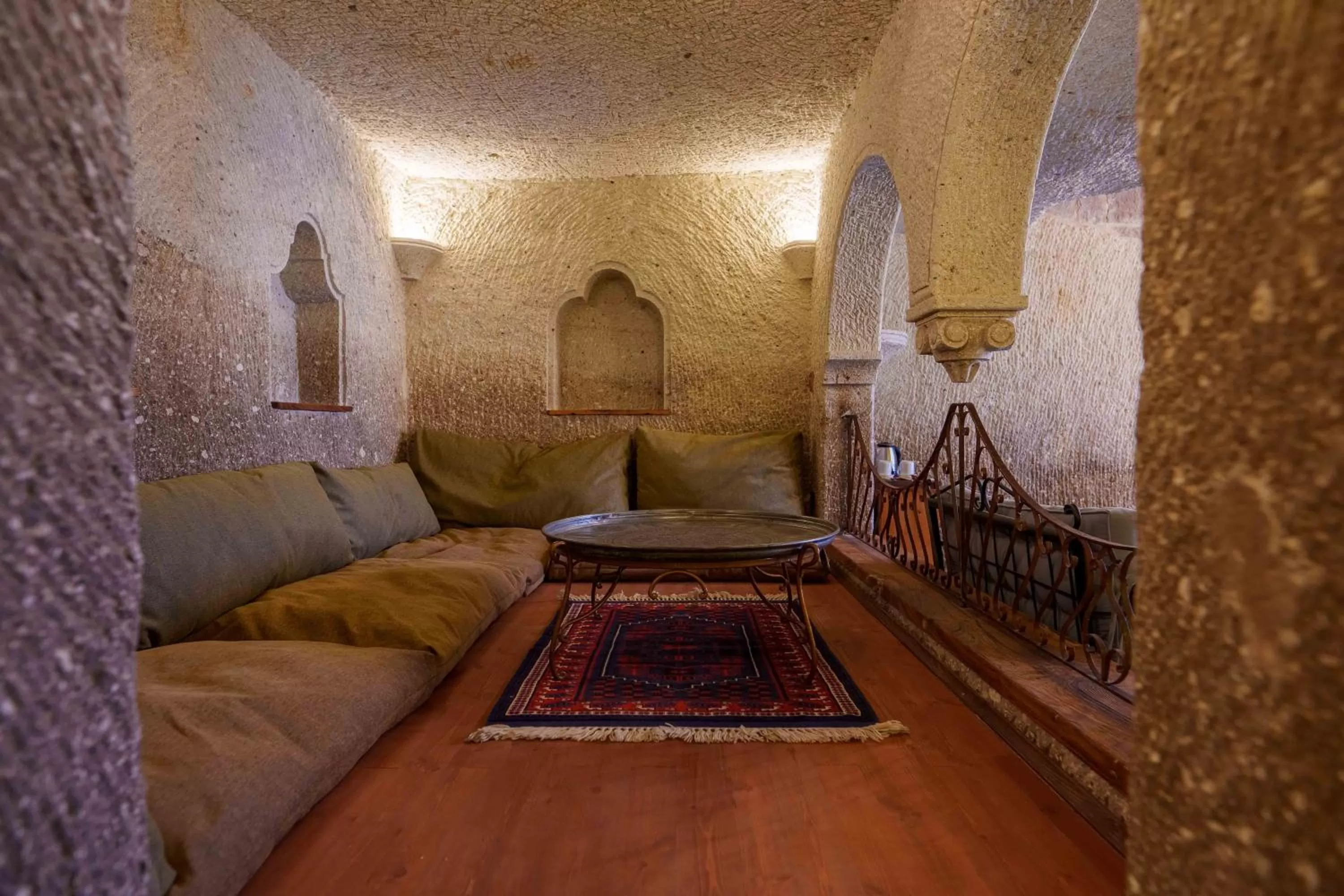 Living room in Lunar Cappadocia Hotel