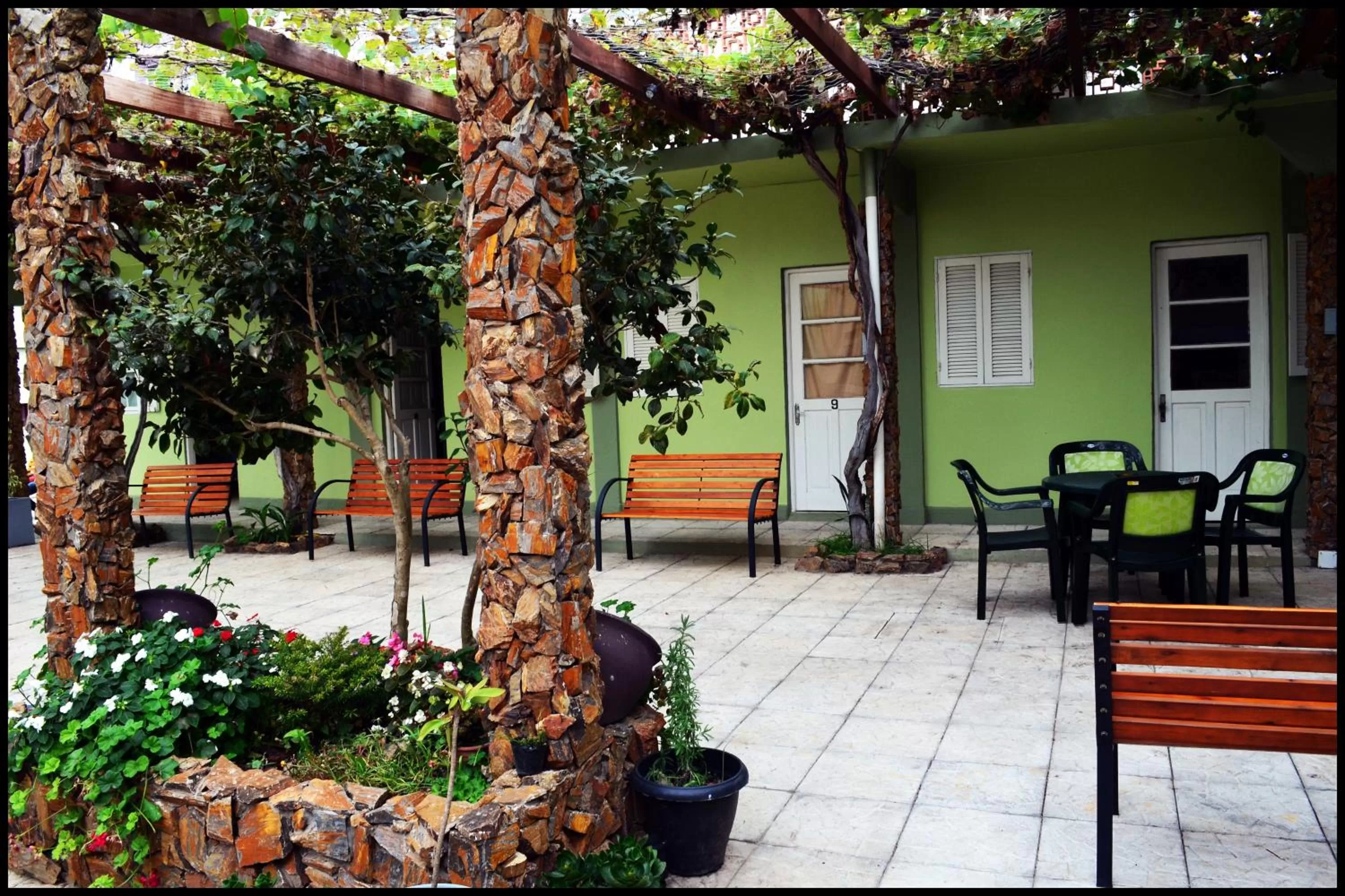 Patio in Hotel Internacional