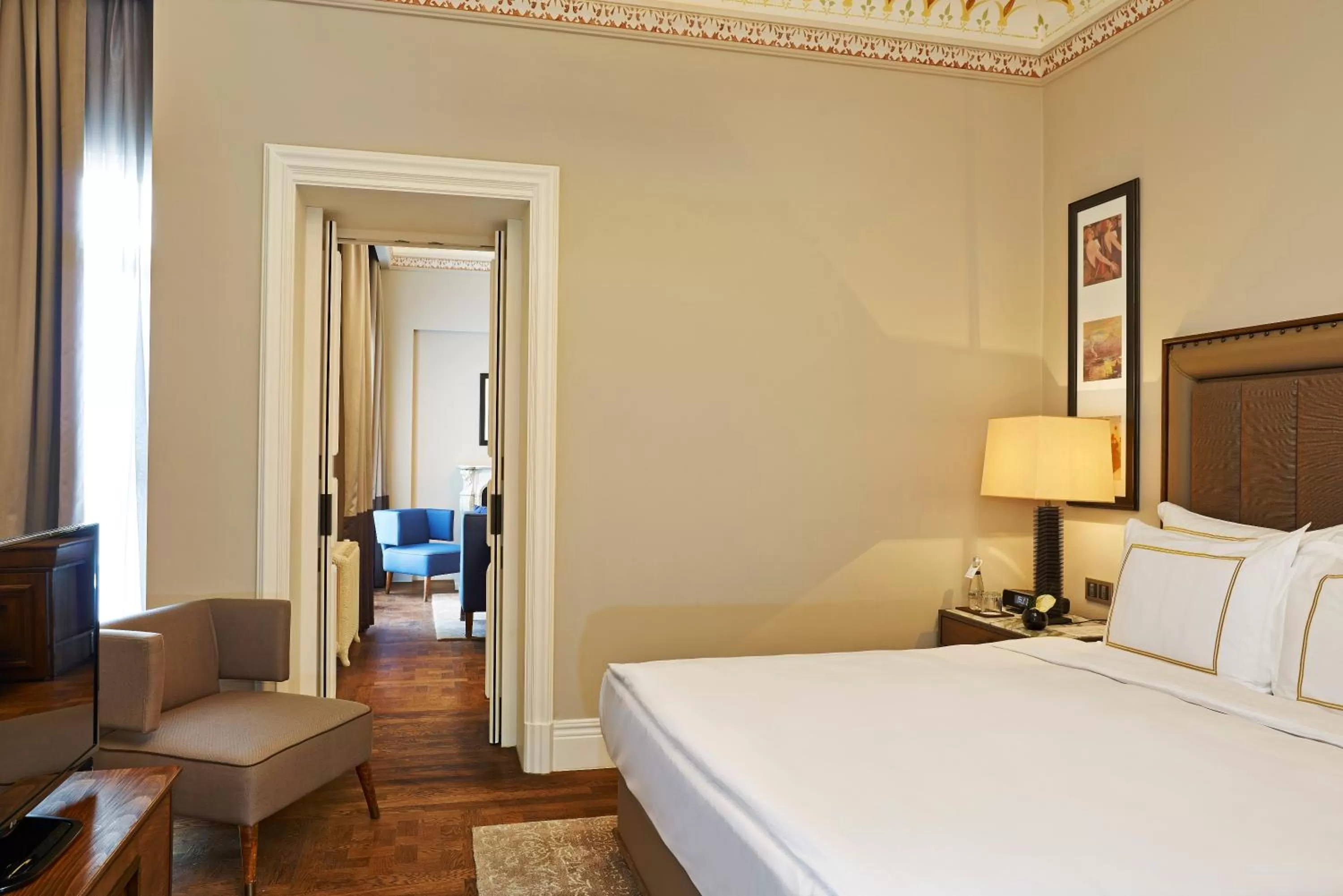 Bed in The Bank Hotel Istanbul, a Member of Design Hotels