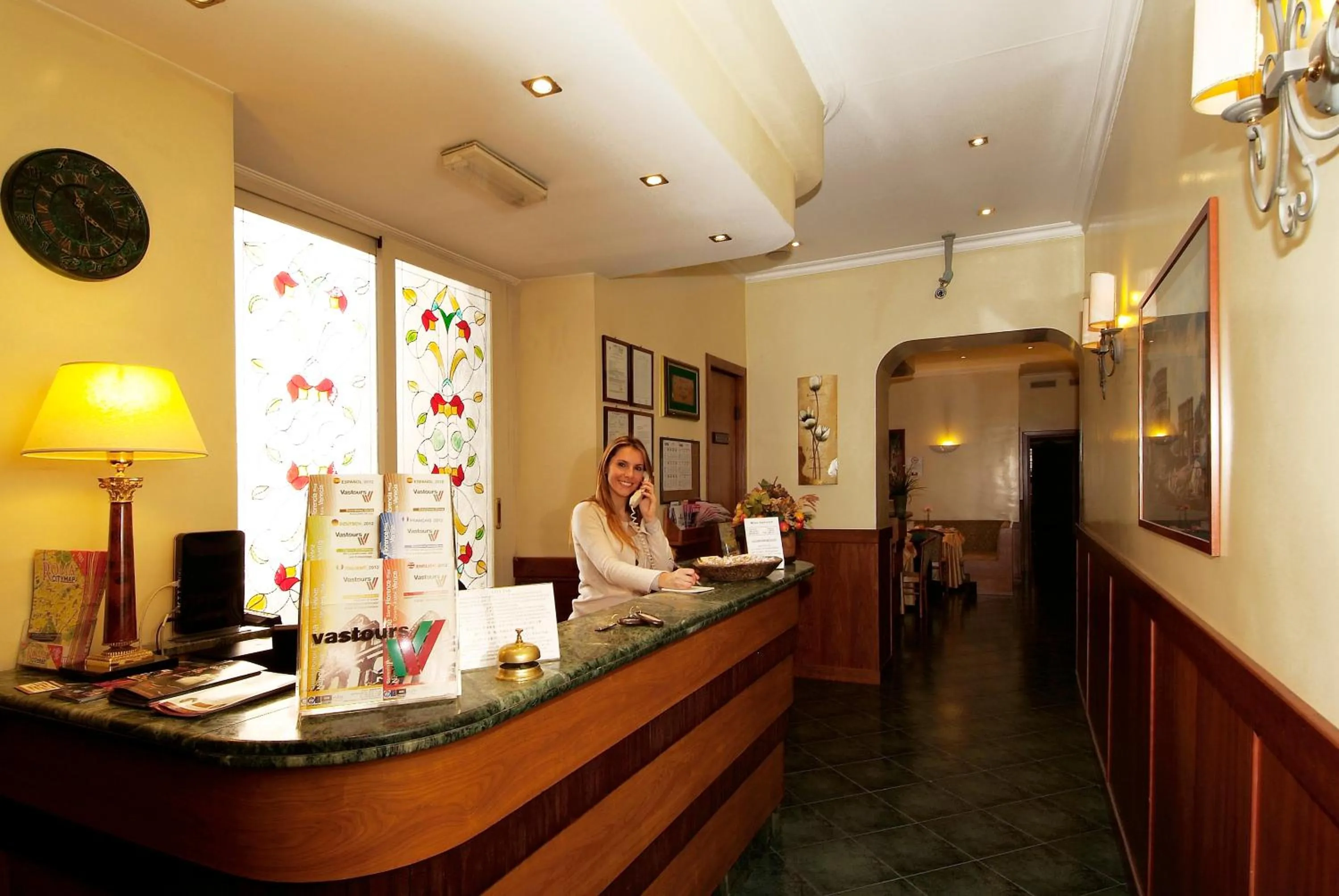 Lobby or reception in Hotel Argentina