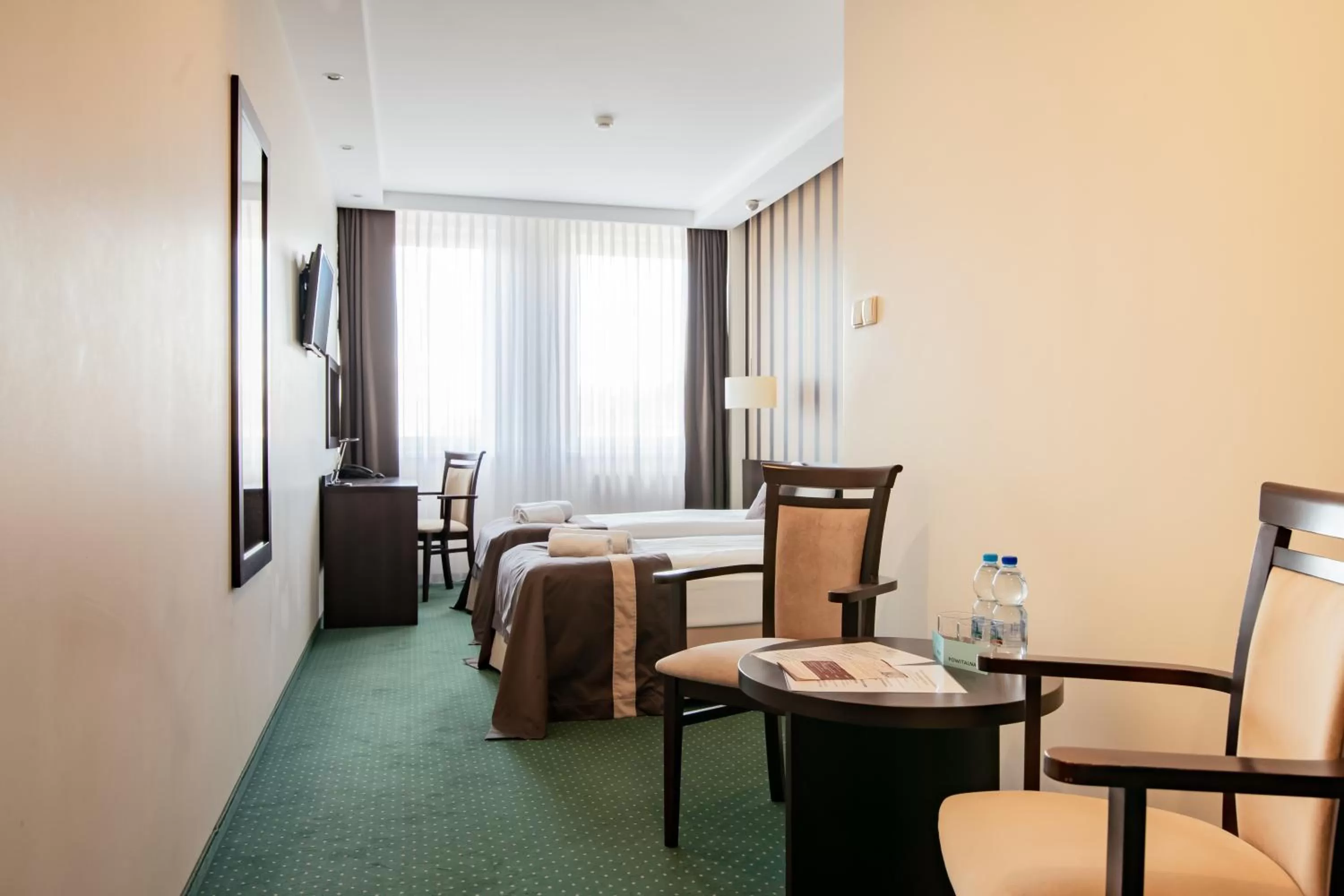 Bed in Hotel Maraton