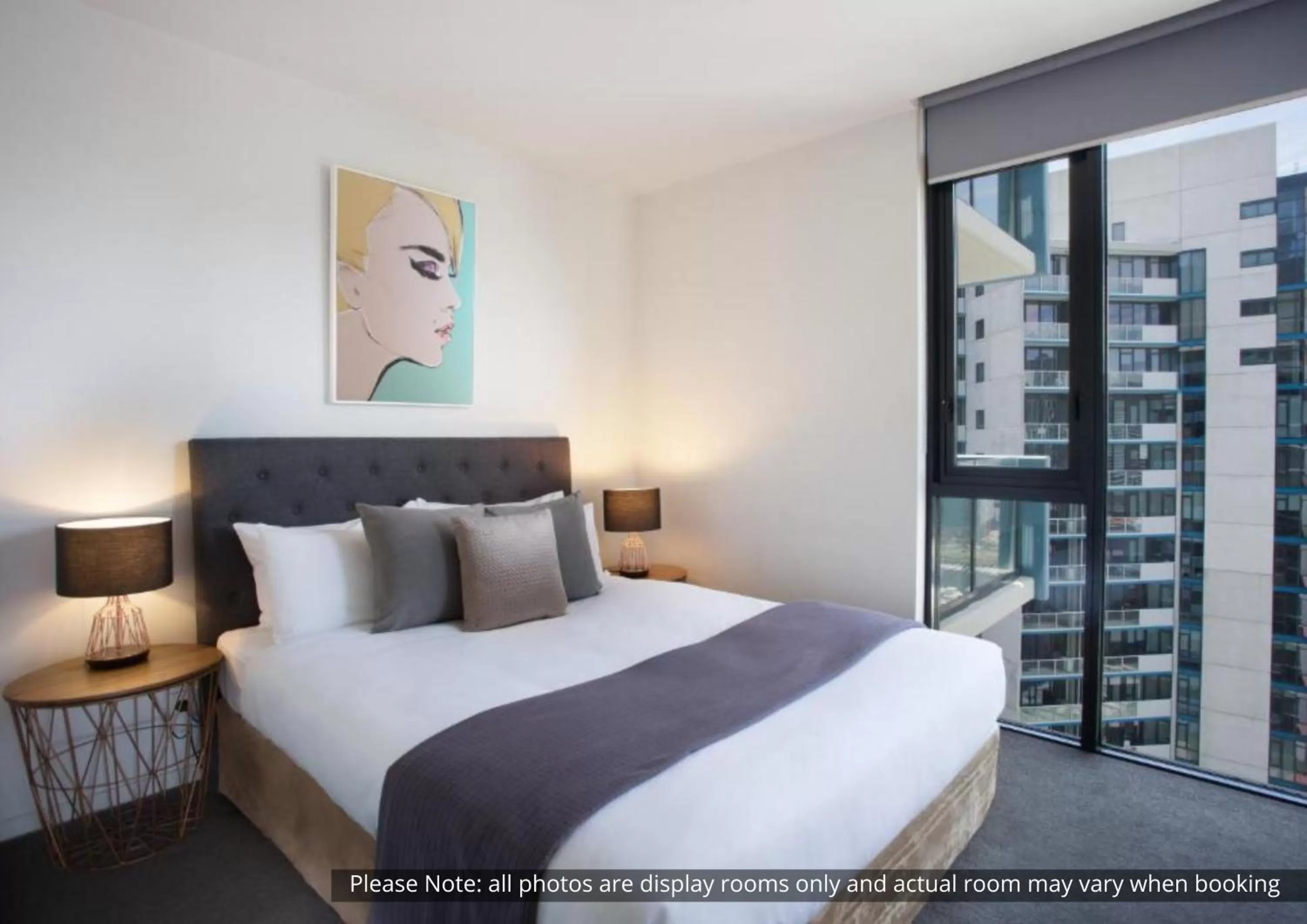 Bedroom, Bed in The Sebel Residences Melbourne Docklands Serviced Apartments
