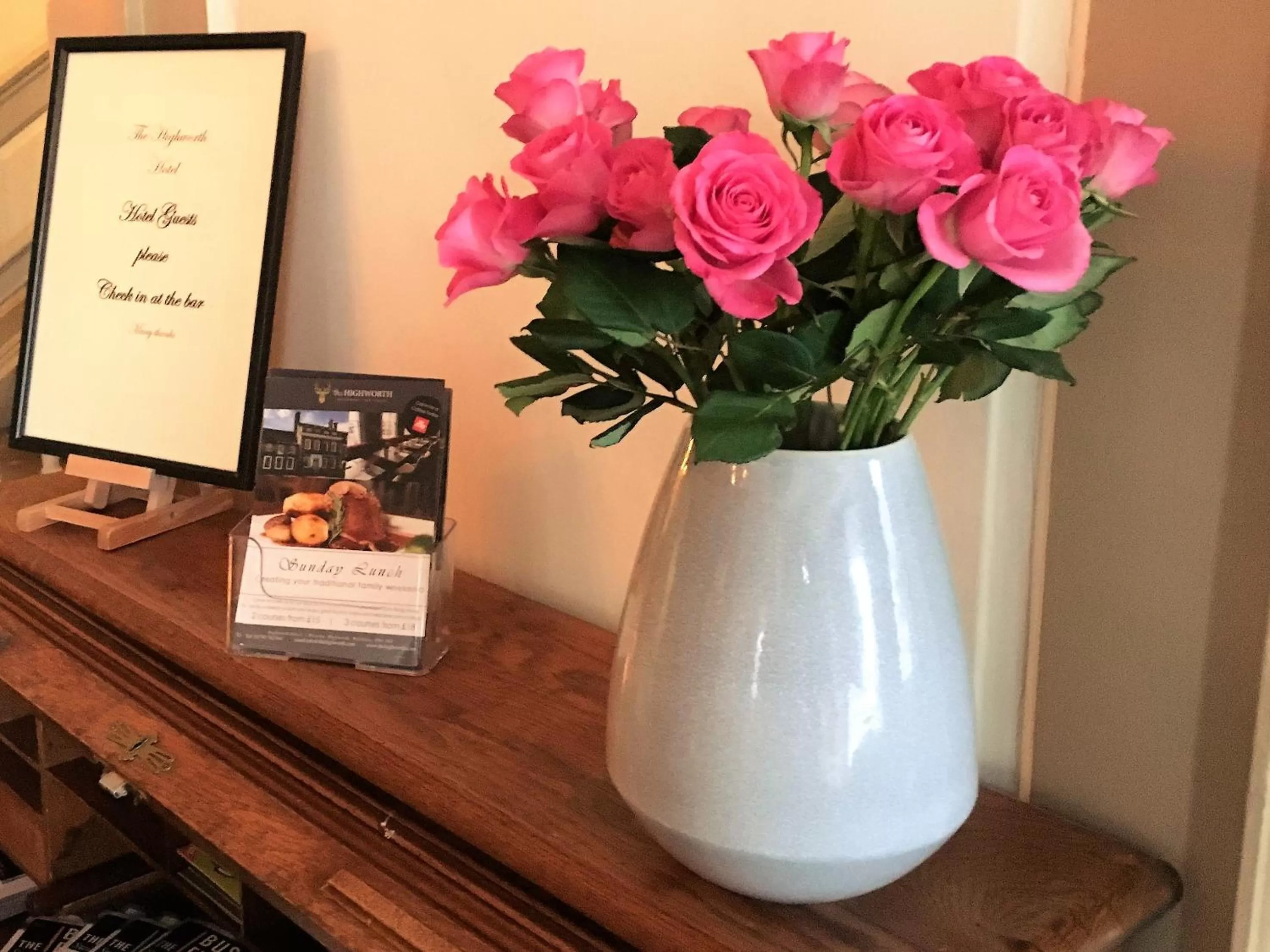 Decorative detail in The Highworth Hotel