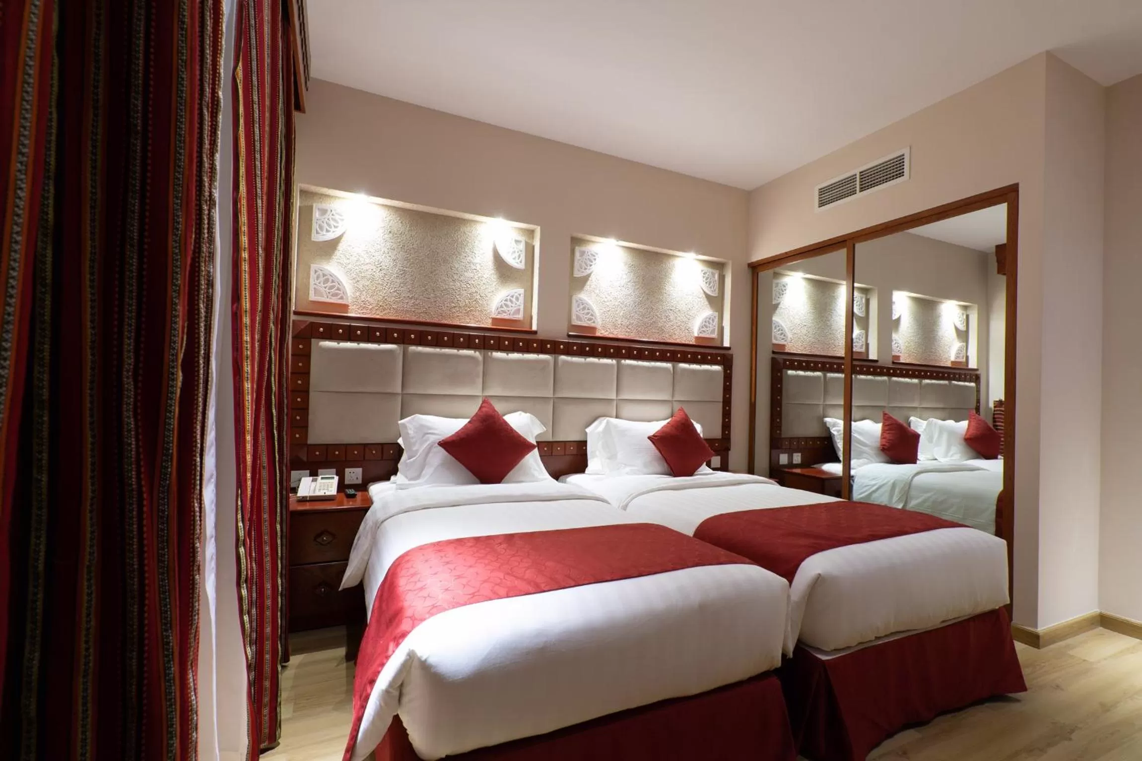Bed in Al Liwan Suites Rawdat Al Khail