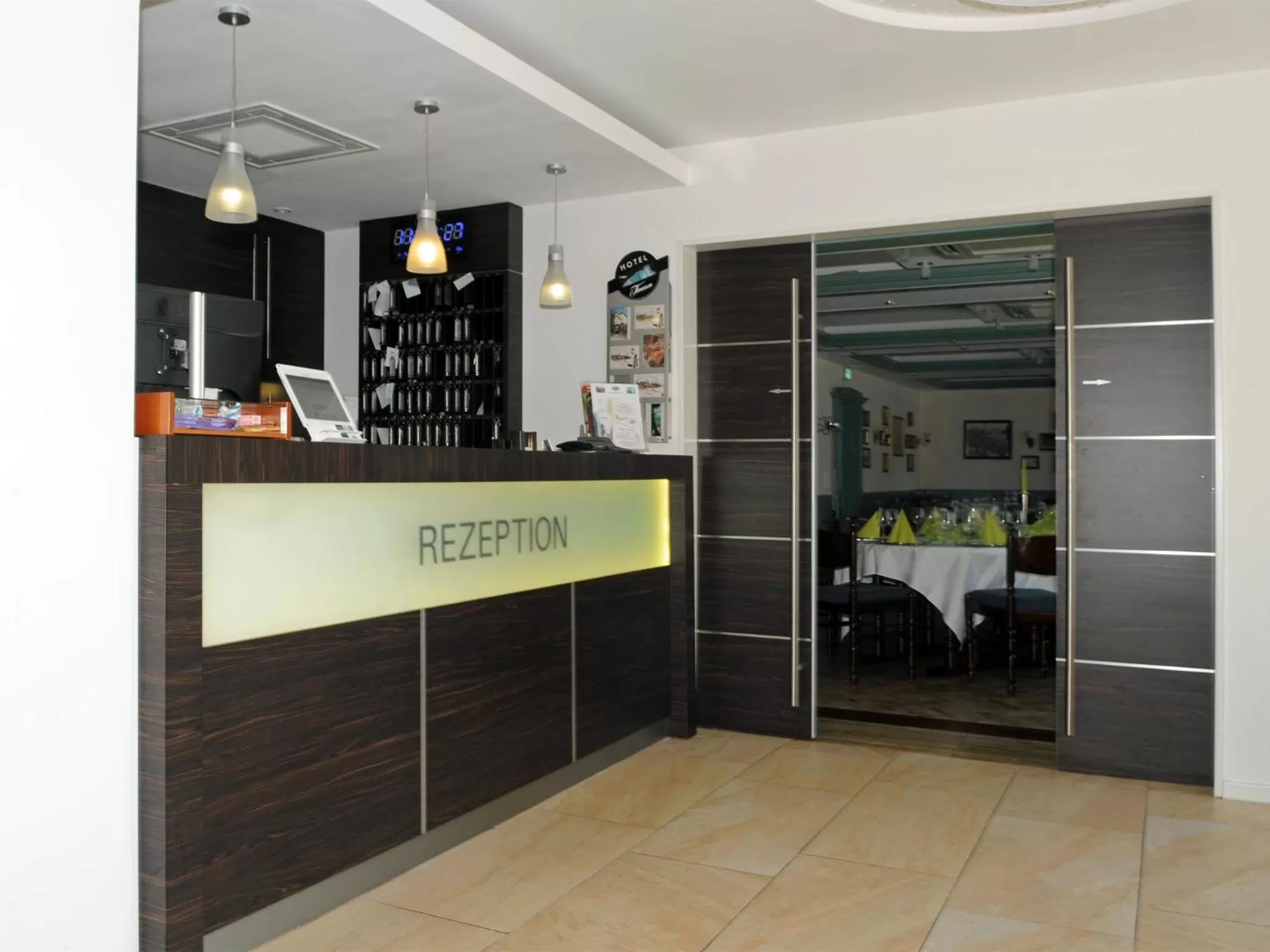 Lobby or reception in Hotel-Restaurant Thomsen