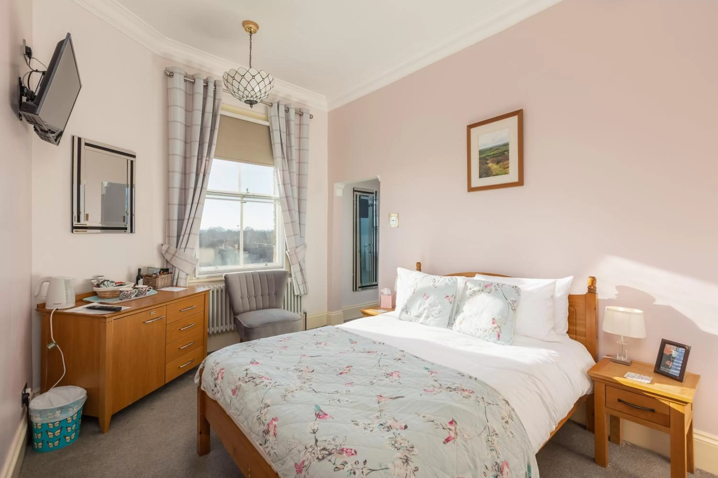 Bed in The Black Swan Inn