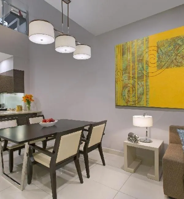 Dining area in Trinidad Suites Johor, Trademark Collection by Wyndham