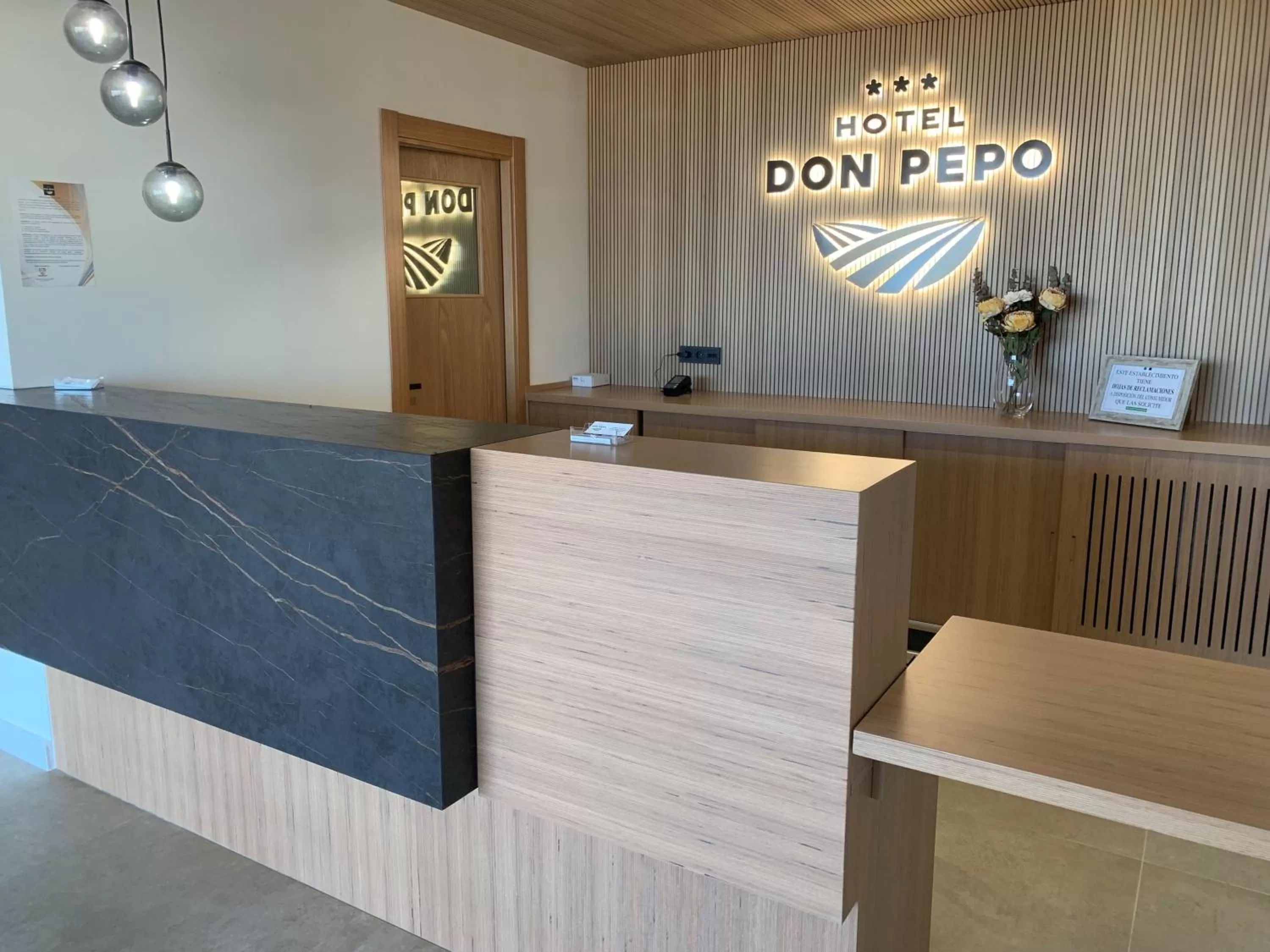 Lobby or reception in Hotel Don Pepo
