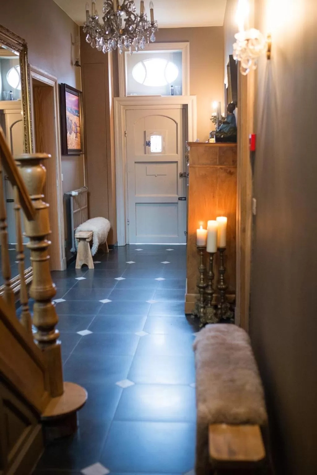 Decorative detail in B&B Pastorie van Merkem