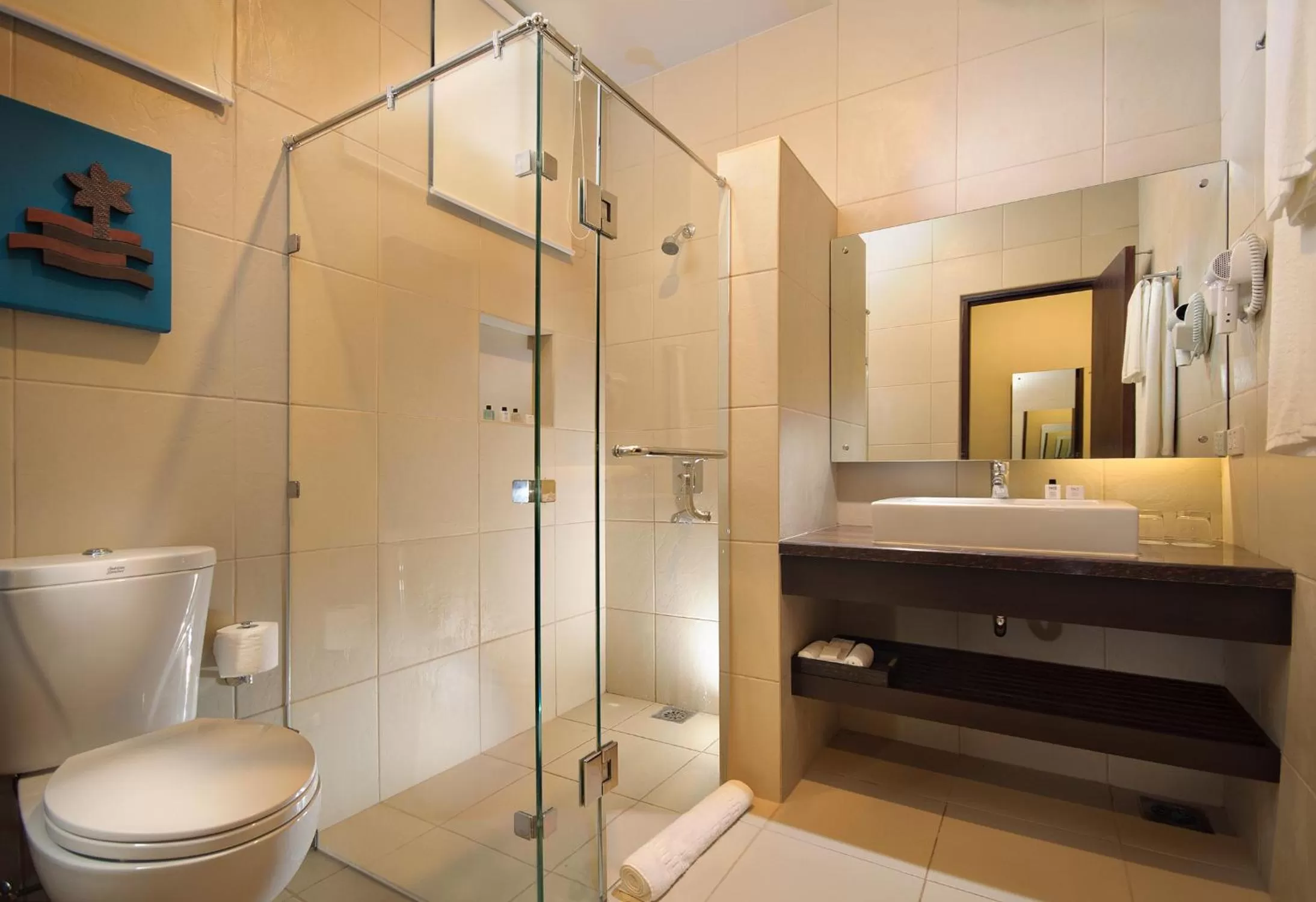 Shower in Oceanica Resort Panglao, Bohol