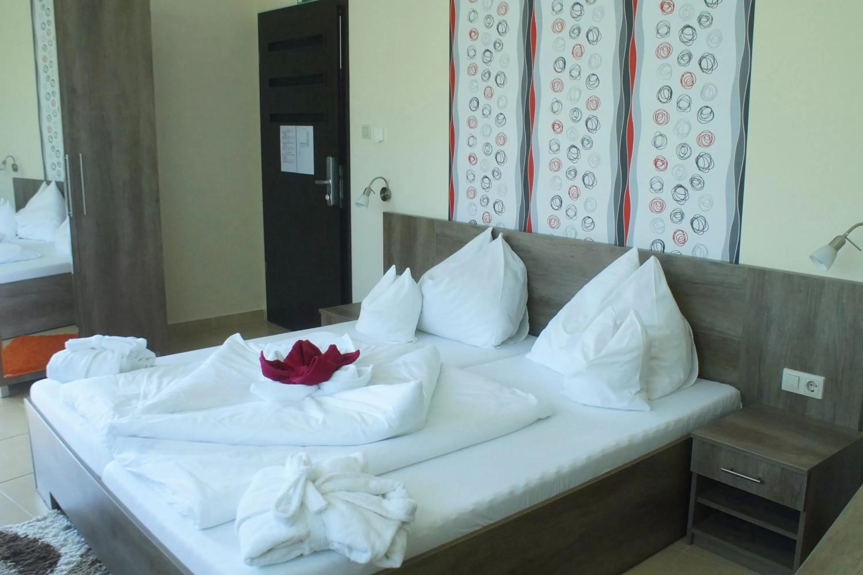 Bedroom, Bed in Fitromax Sportpanzió Ajka