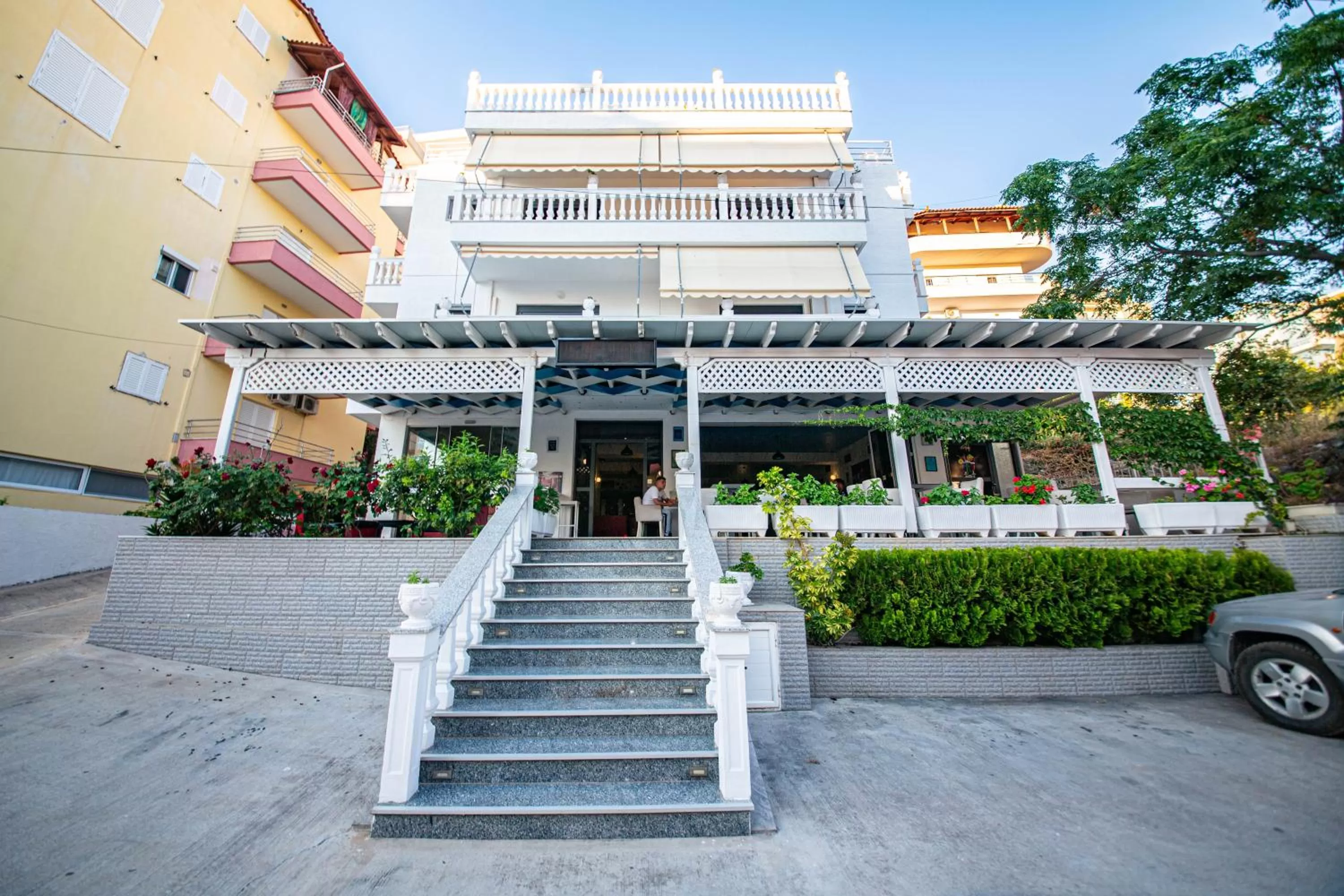 Facade/entrance in Hotel Primavera