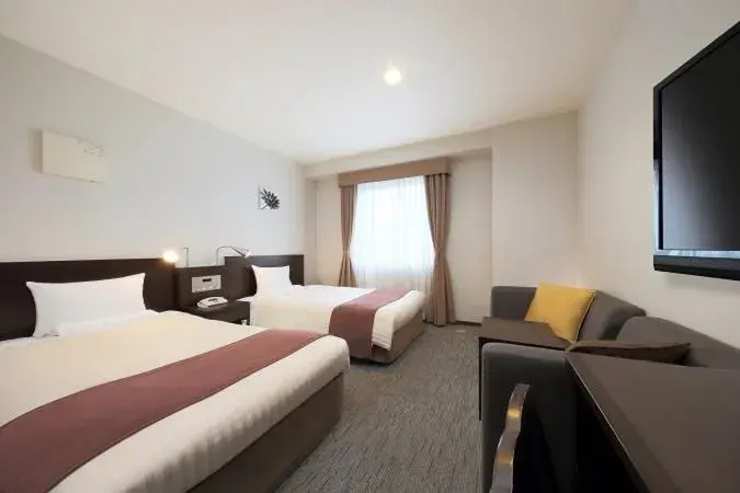 Standard Twin Room - Smoking in JR-East Hotel Mets Fukushima Standard Twin Room - Smoking in JR-East Hotel Mets Fukushima