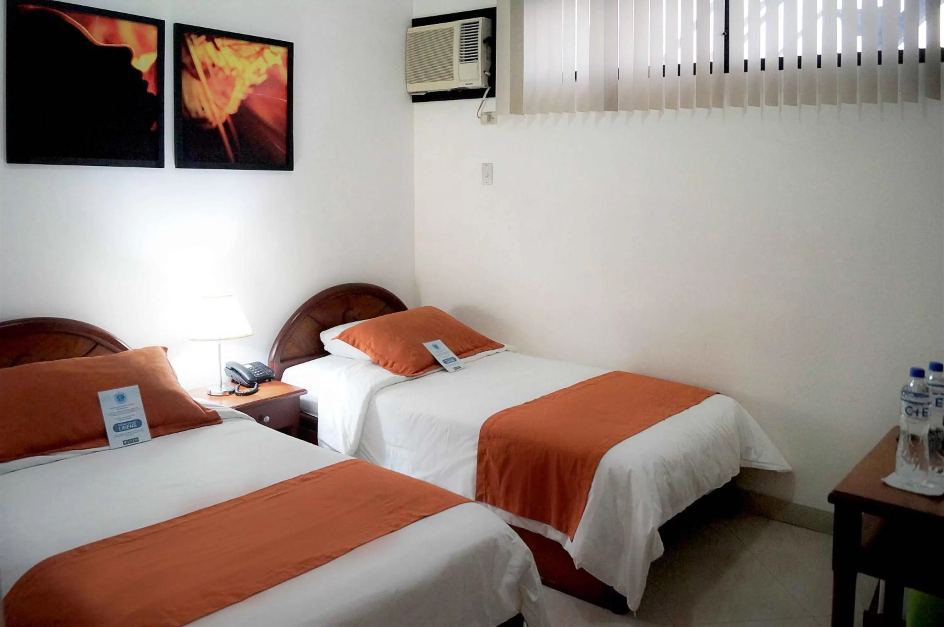 Bed in Hotel Castell