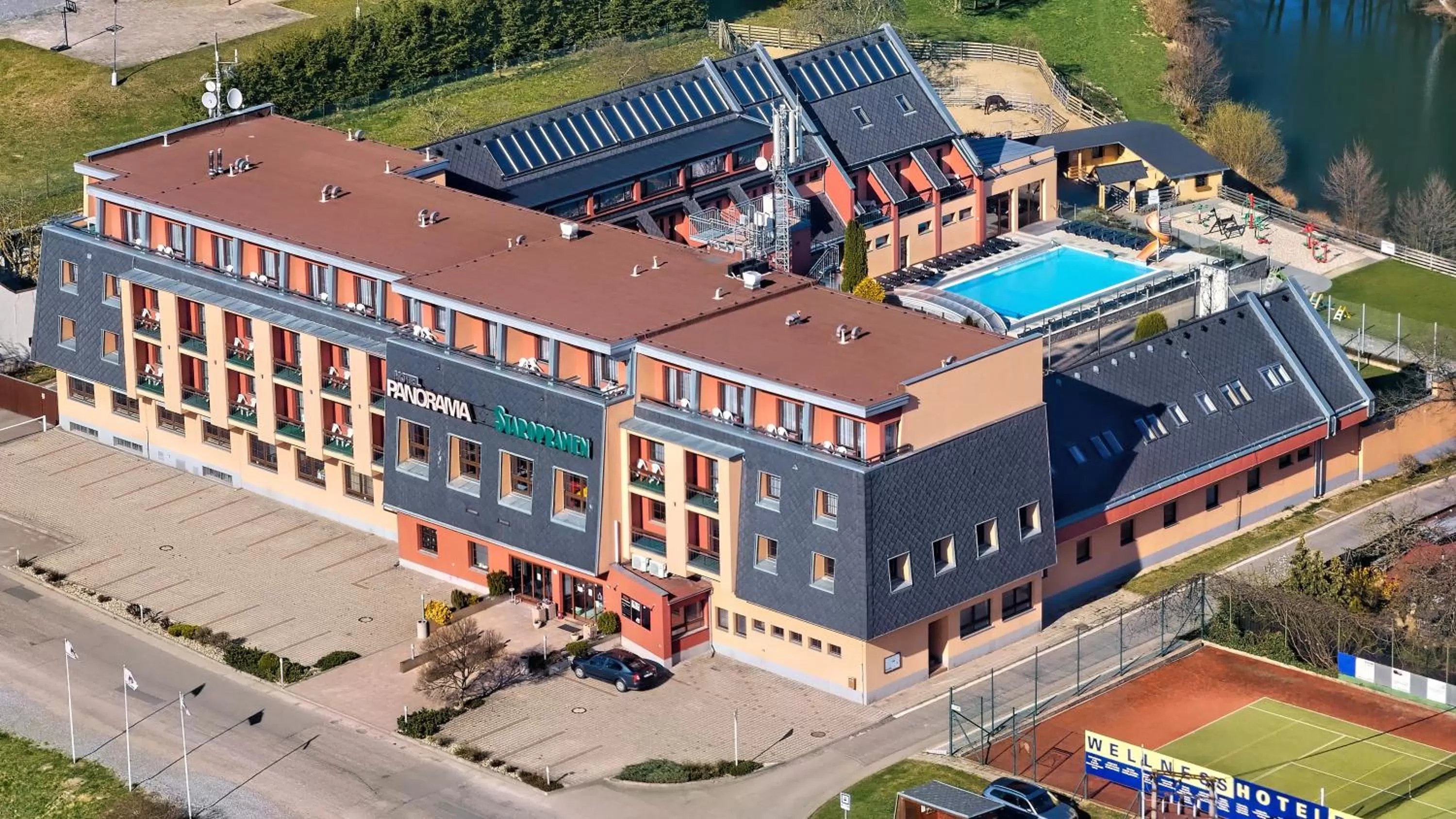 Property building, Bird's-eye View in OREA Resort Panorama Moravský kras