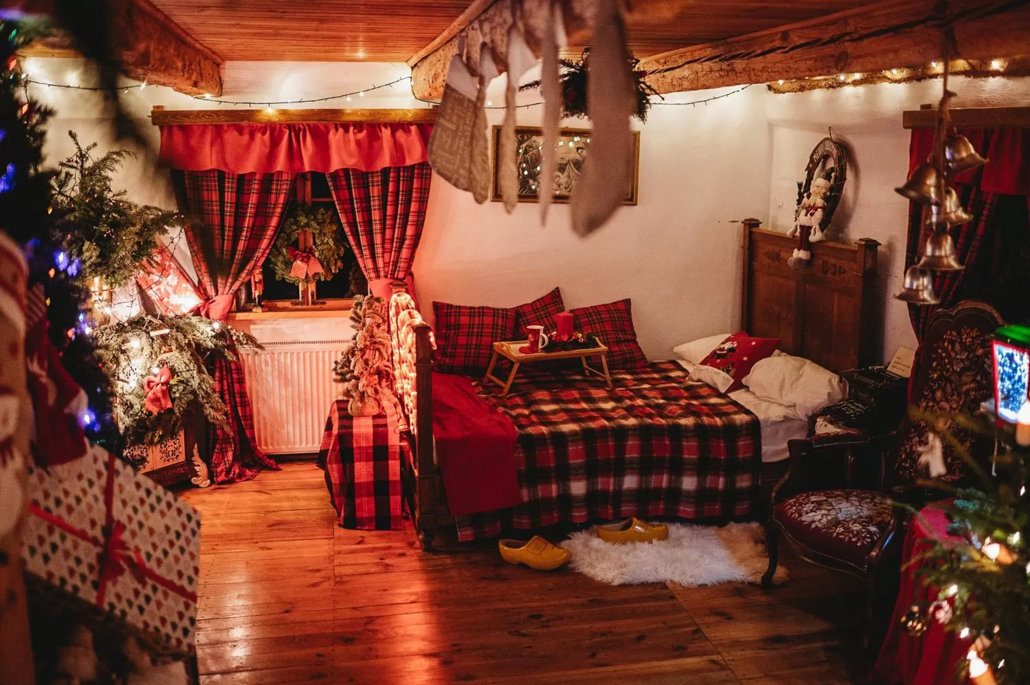 Bed in Skansen Bicz Resort