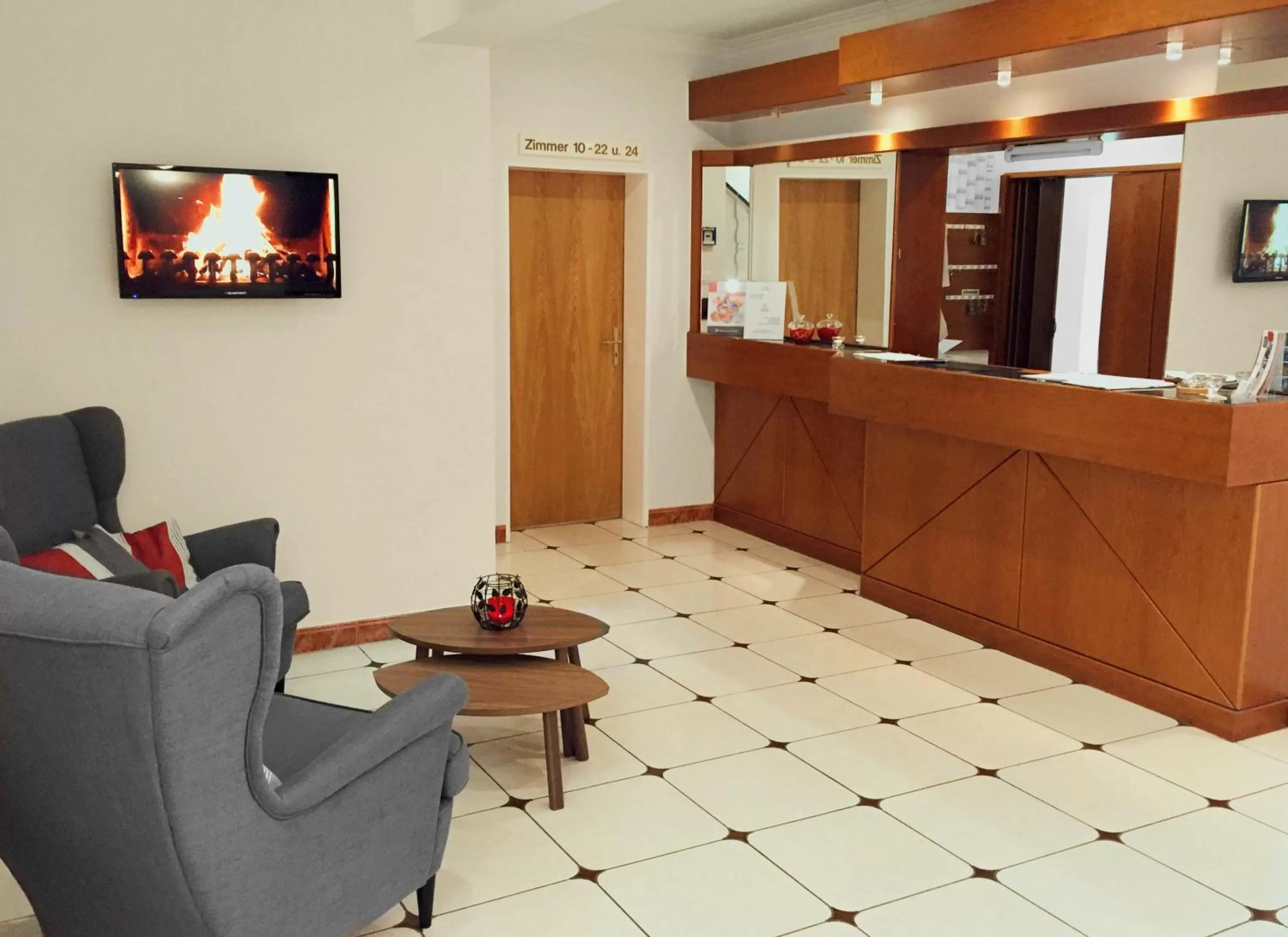 Lobby or reception in Hotel Am Quellberg