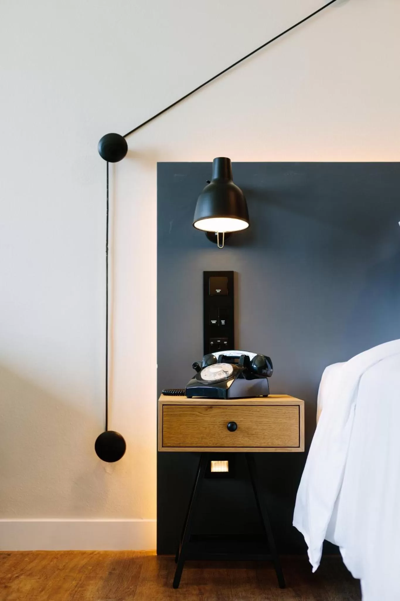 Decorative detail, Bed in Pentahotel Hong Kong, Tuen Mun