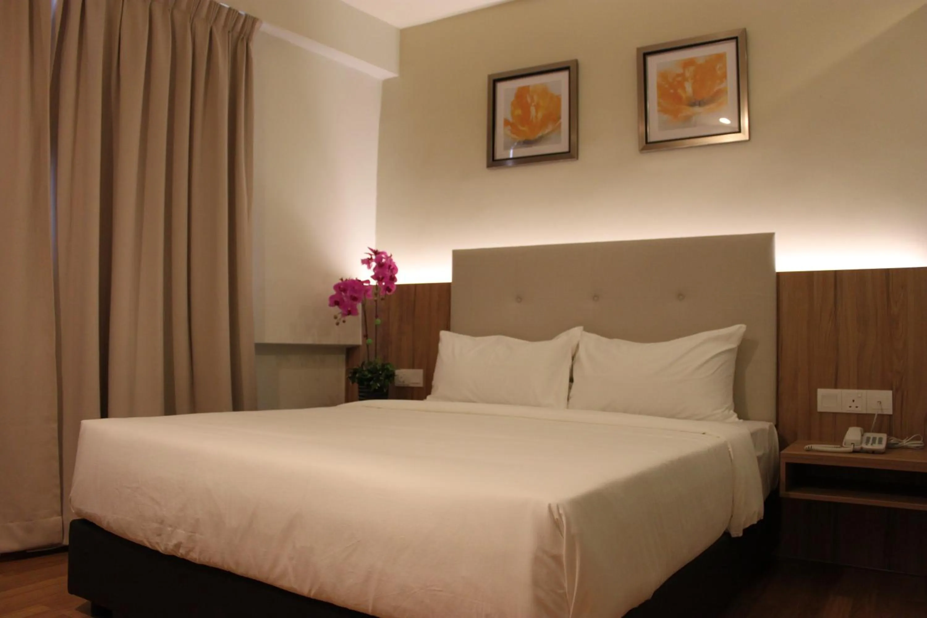 Photo of the whole room, Bed in BIG M Hotel