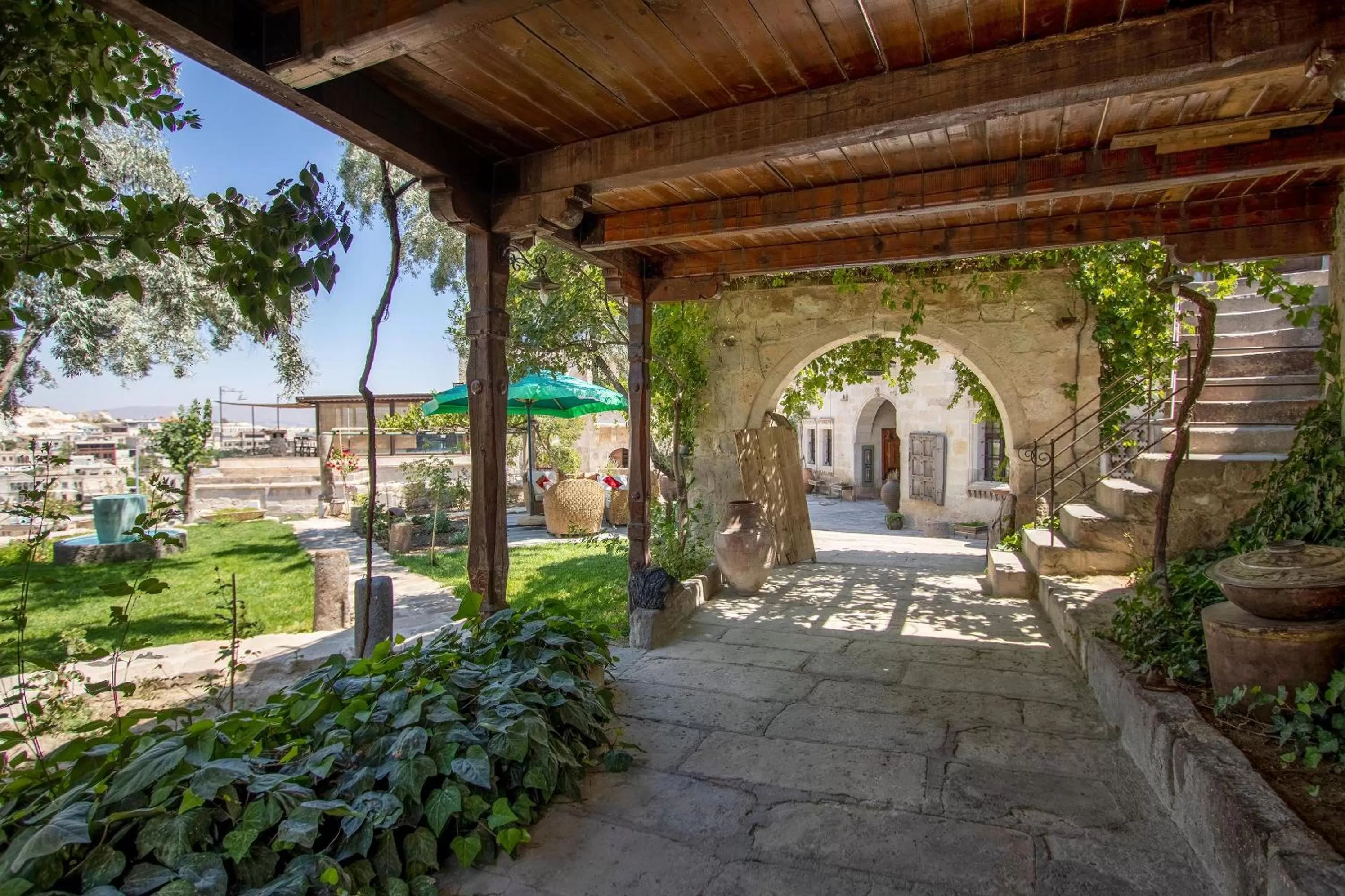 Facade/entrance in Kelebek Cave Hotel
