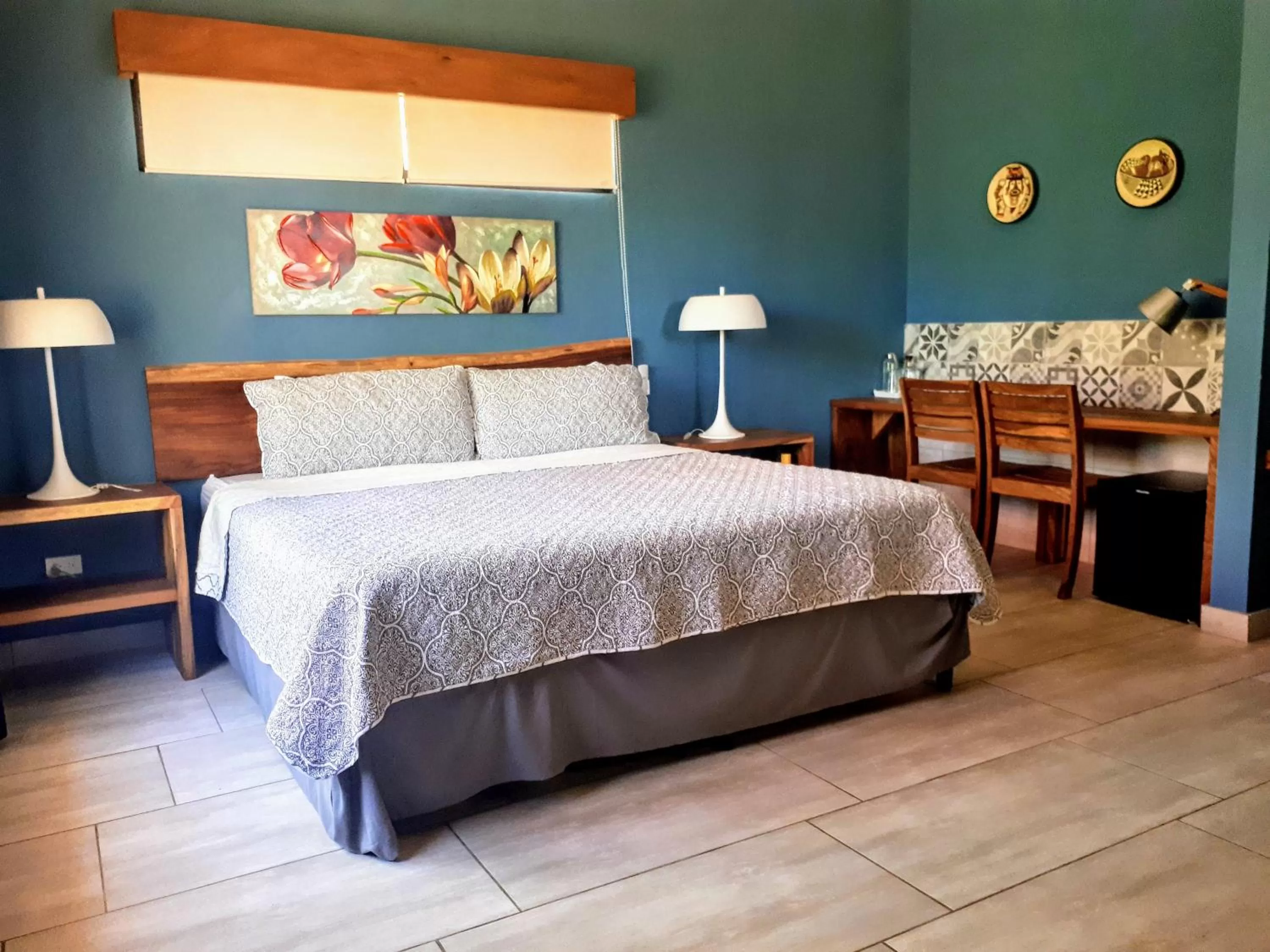 Bed in Xalli Beach Hotel