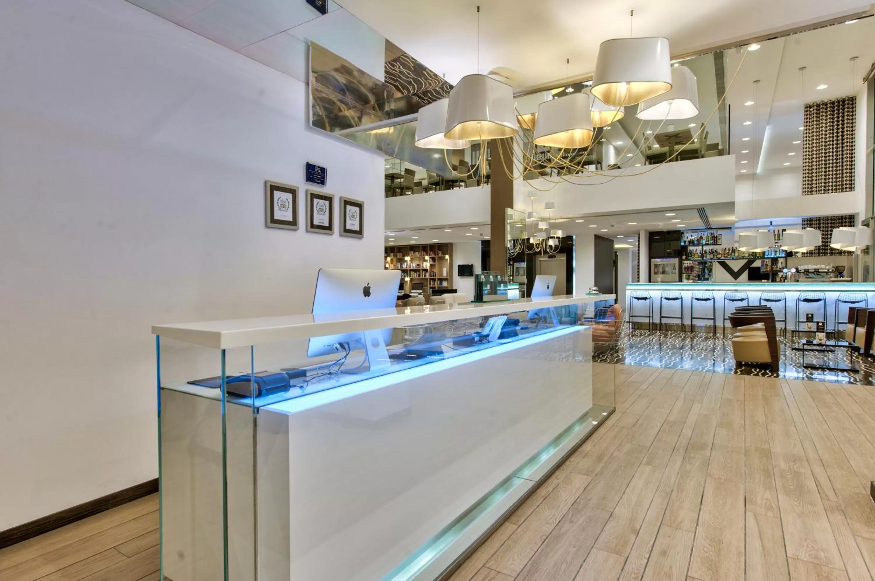 Lobby or reception in Hotel Valentina